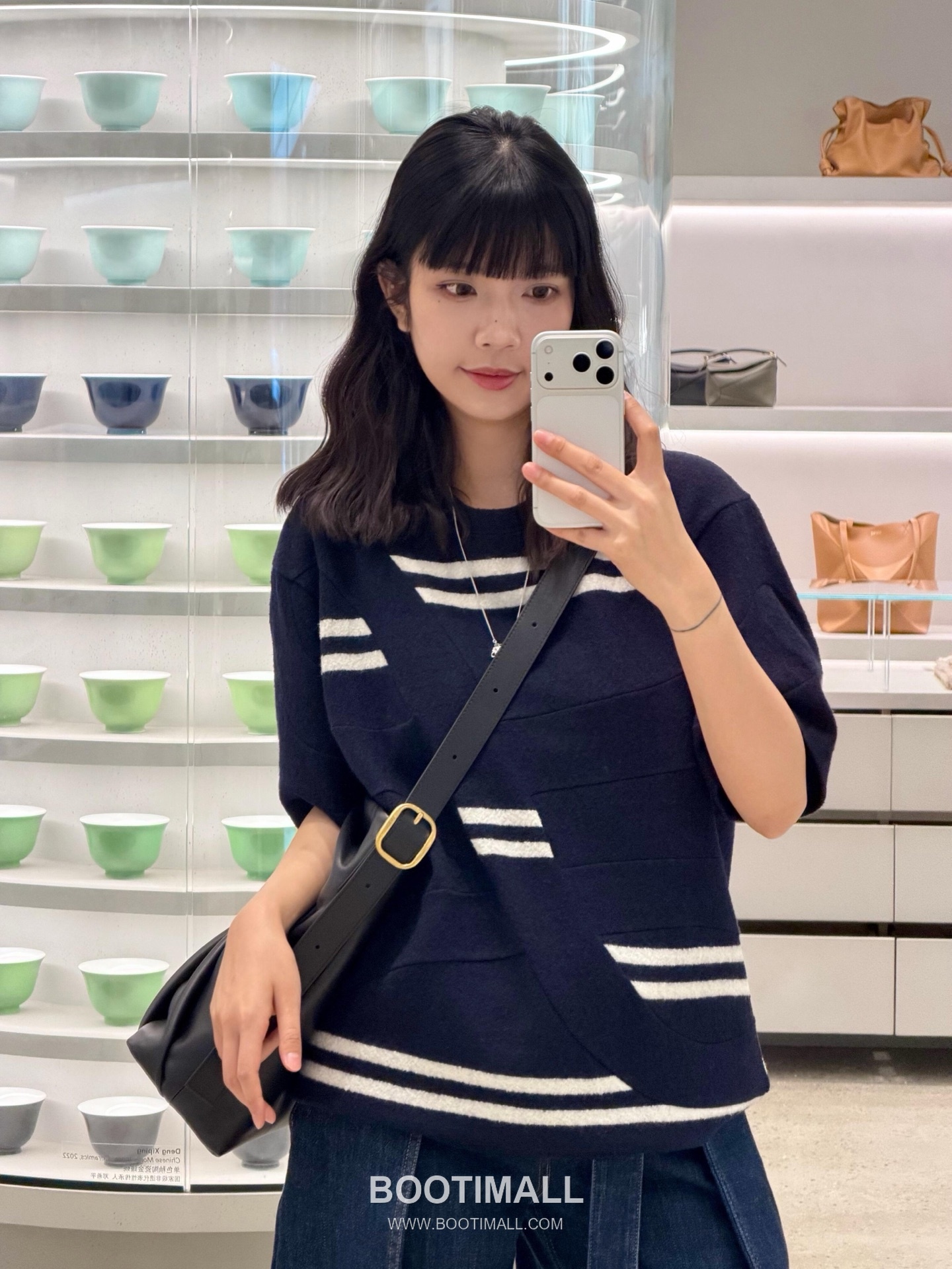 Loewe 2026FW Embroidered Wool Blend Knit T-Shirt with Jacquard Texture 로에베 2026FW 자수 울 혼방 니트 반팔 티셔츠 자카드 텍스처 7