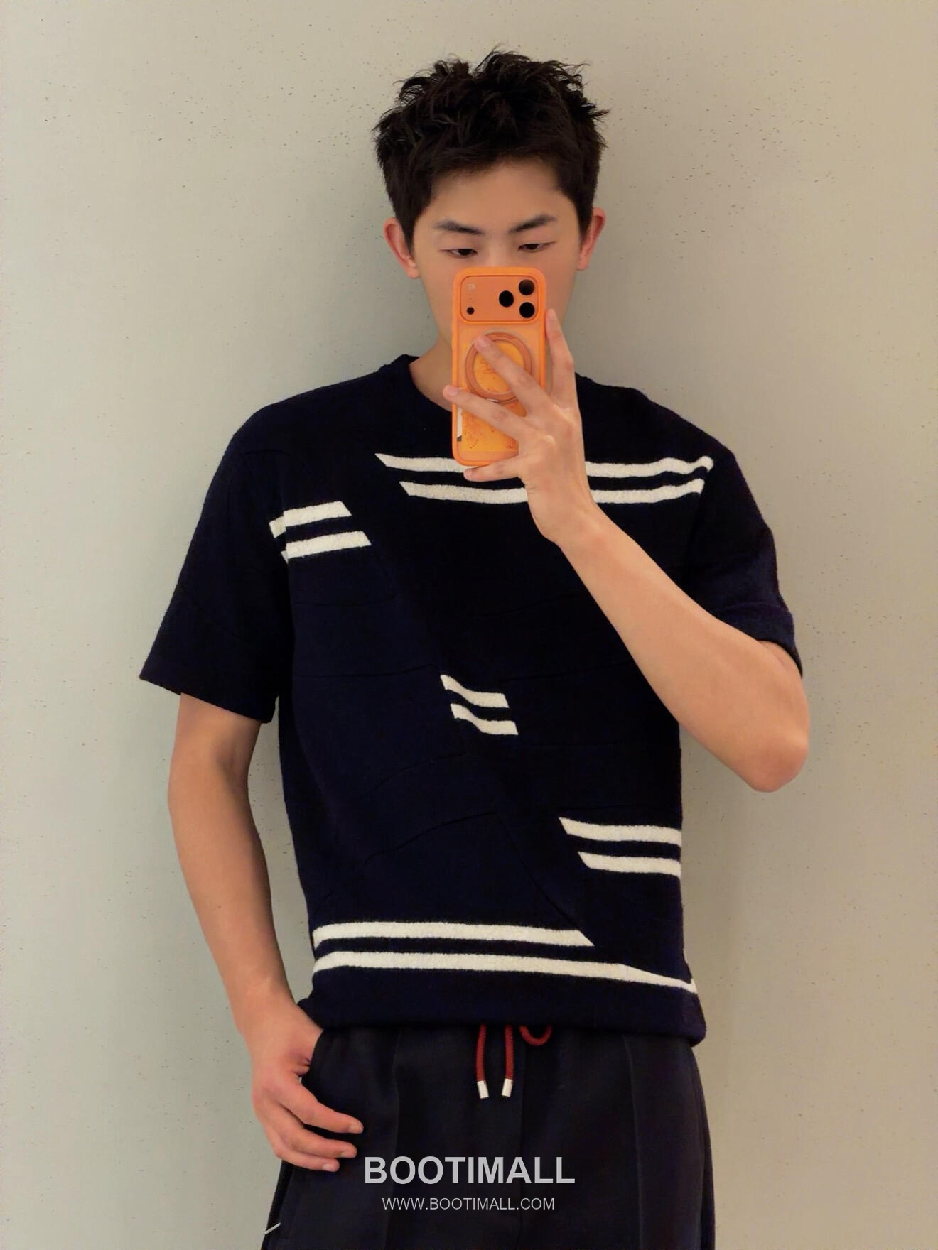 Loewe 2026FW Embroidered Wool Blend Knit T-Shirt with Jacquard Texture 로에베 2026FW 자수 울 혼방 니트 반팔 티셔츠 자카드 텍스처 22