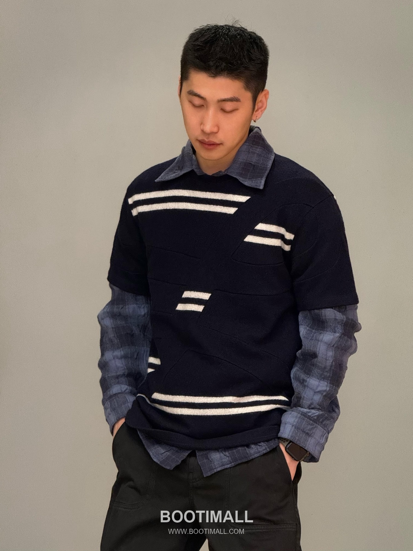 Loewe 2026FW Embroidered Wool Blend Knit T-Shirt with Jacquard Texture 로에베 2026FW 자수 울 혼방 니트 반팔 티셔츠 자카드 텍스처 24