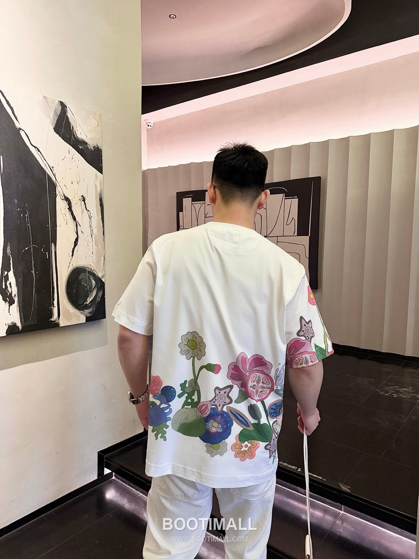 Fendi 2026SS Future Colorblock Print Cotton T-Shirt with Logo Detail 펜디 2026SS 퓨처 컬러블록 프린트 코튼 반팔 티셔츠 로고 디테일 4