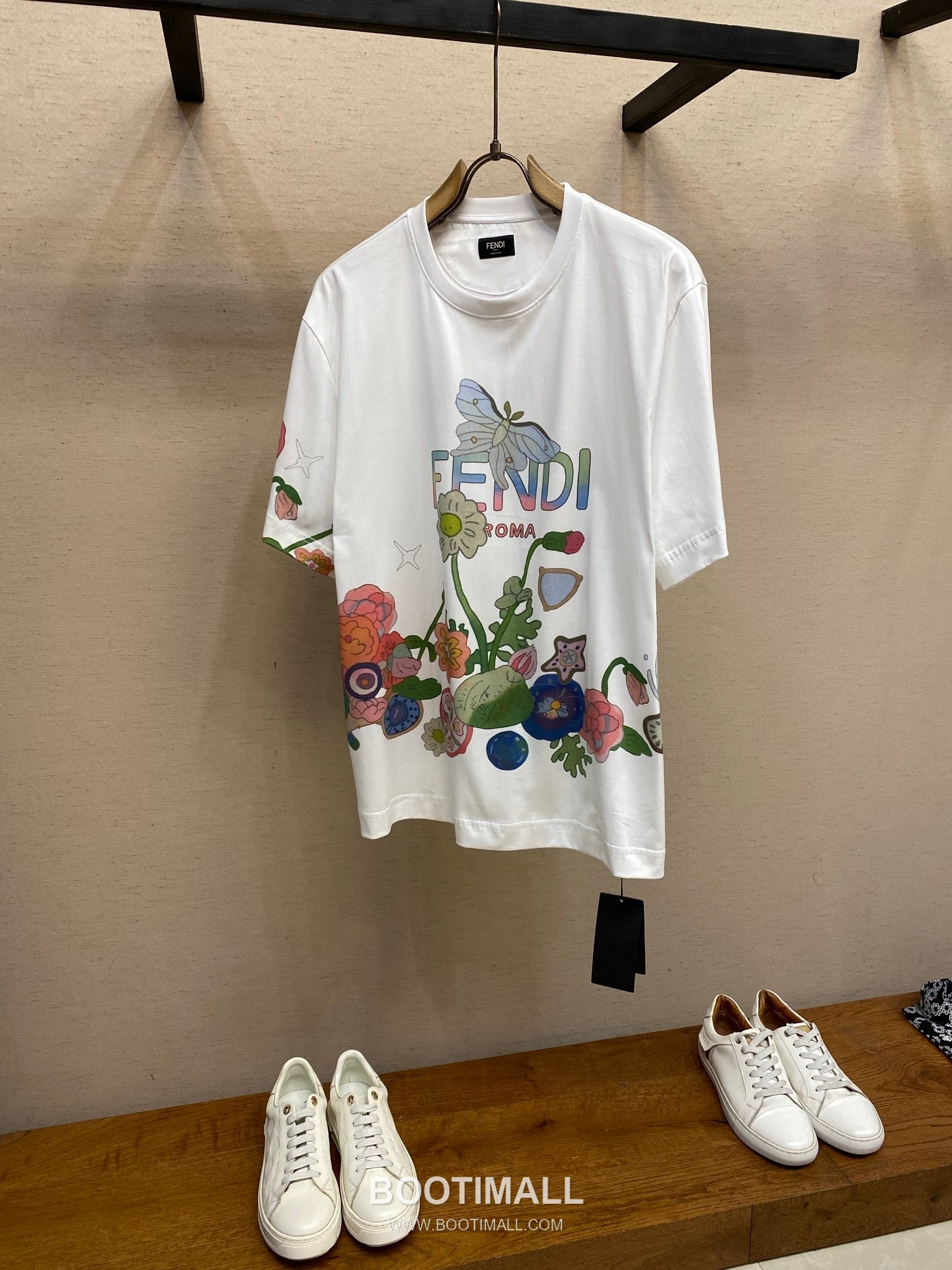 Fendi 2026SS Future Colorblock Print Cotton T-Shirt with Logo Detail 펜디 2026SS 퓨처 컬러블록 프린트 코튼 반팔 티셔츠 로고 디테일 10