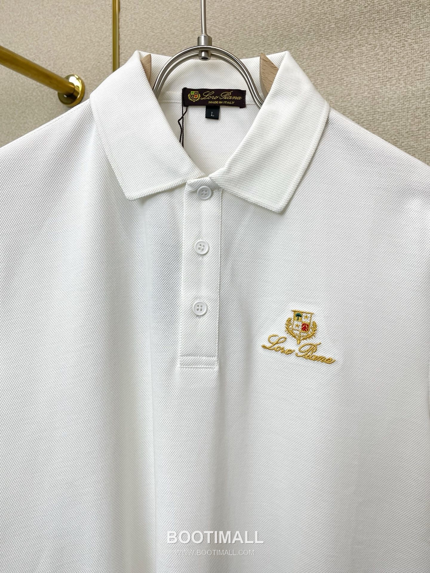 Loro Piana SS26 Cotton Short Sleeve Logo Embroidered T-Shirt 로로피아나 SS26 코튼 반팔 로고 자수 티셔츠 5