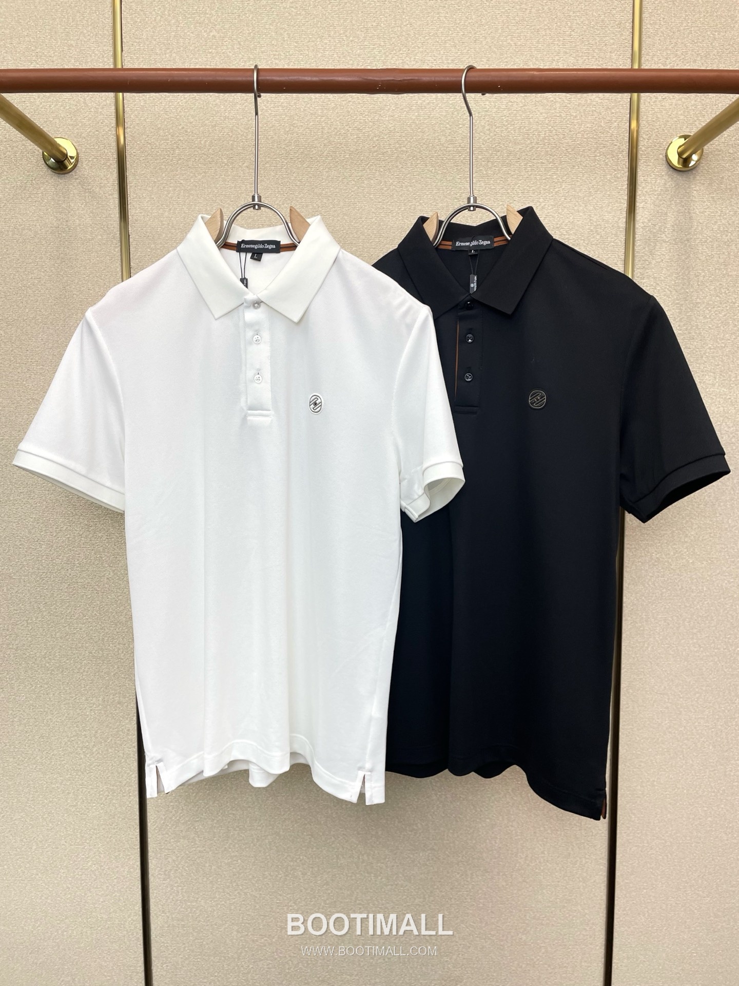 ZEGNA SS26 Cotton Logo Embroidered Short Sleeve T-Shirt 제냐 SS26 코튼 로고 자수 반팔 티셔츠 2