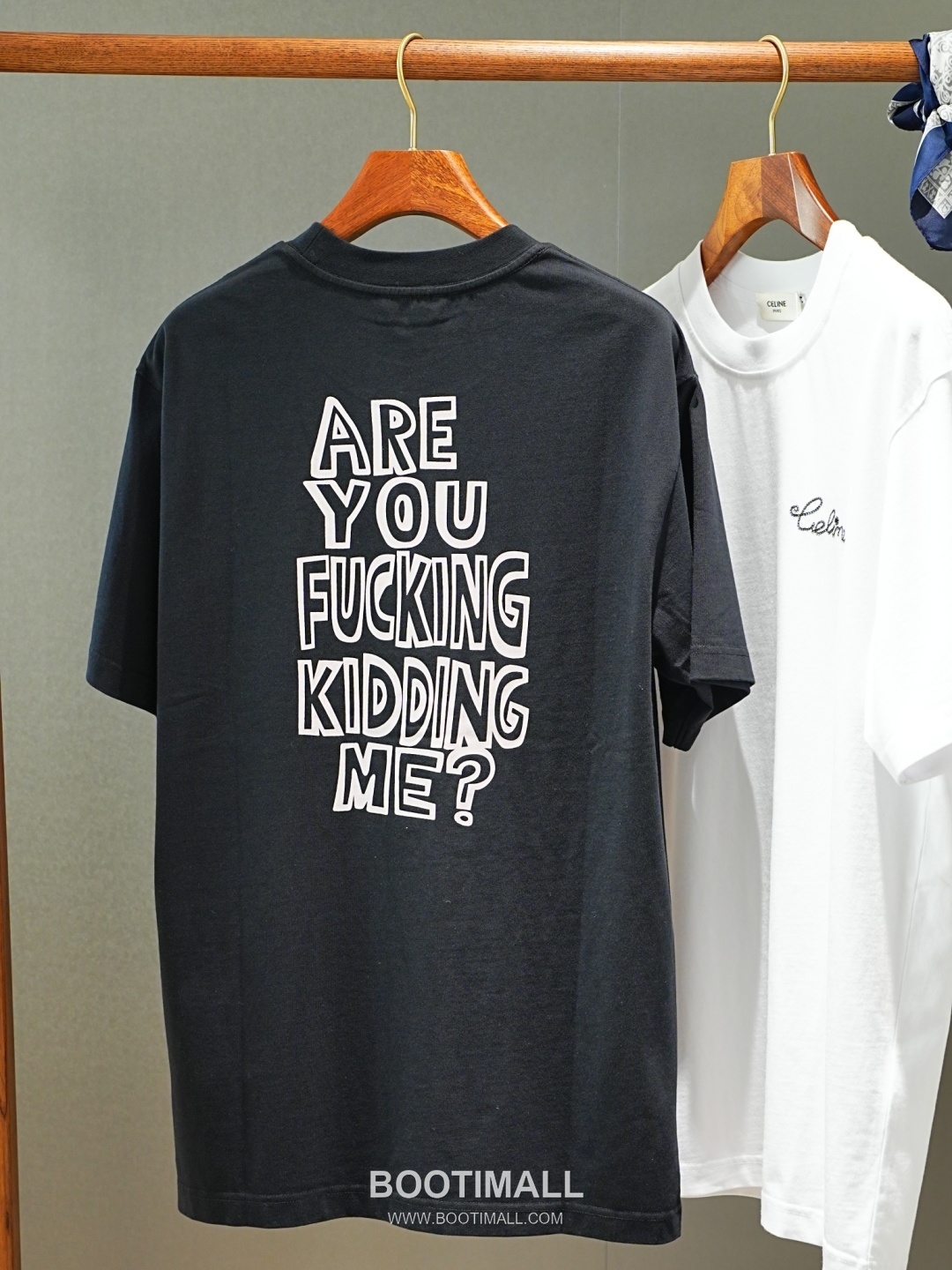 Celine 2026 SS Cotton T-Shirt with Front Embroidered Logo and Back Print 셀린느 2026 SS 코튼 티셔츠 전면 자수 로고 후면 프린트 9