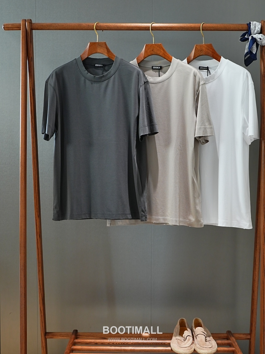 Zegna 2026 SS Cotton Modal Linen Silk T-Shirt with Antibacterial Fabric 제냐 2026 SS 코튼 모달 린넨 실크 티셔츠 항균 기능 8