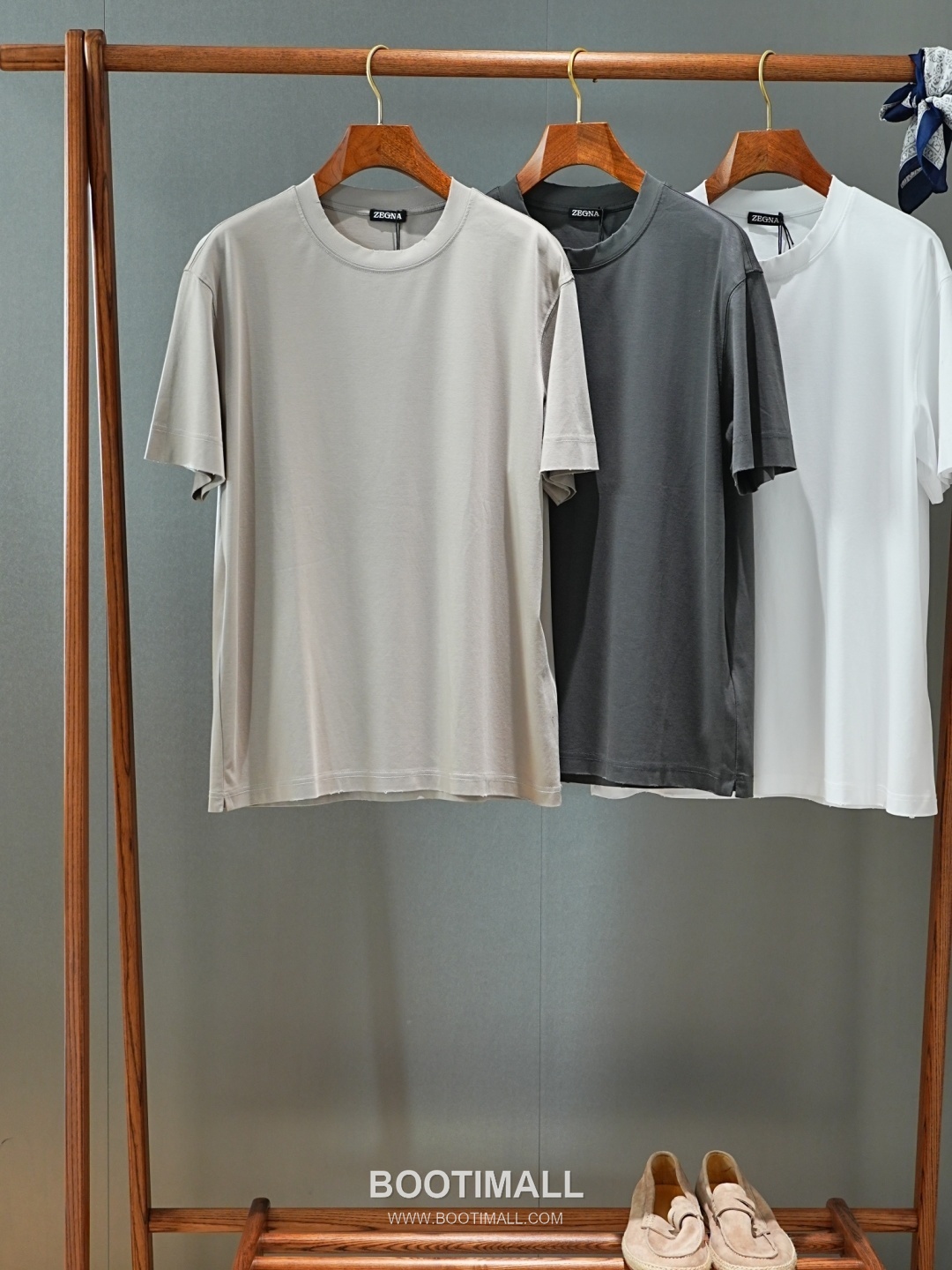 Zegna 2026 SS Cotton Modal Linen Silk T-Shirt with Antibacterial Fabric 제냐 2026 SS 코튼 모달 린넨 실크 티셔츠 항균 기능 7