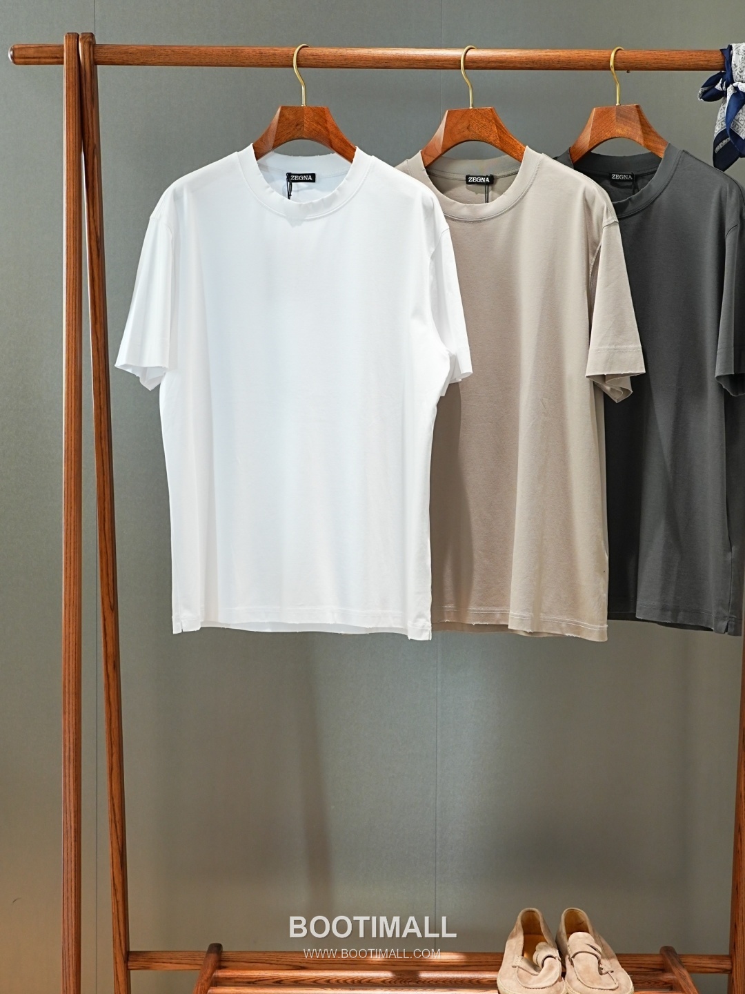 Zegna 2026 SS Cotton Modal Linen Silk T-Shirt with Antibacterial Fabric 제냐 2026 SS 코튼 모달 린넨 실크 티셔츠 항균 기능 1
