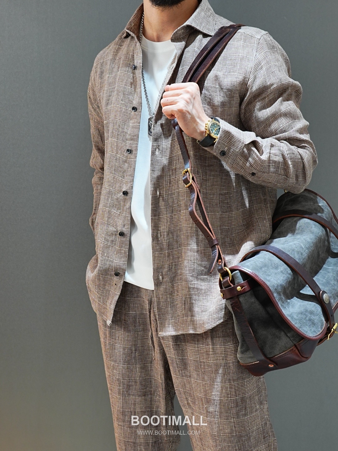 Zegna 2026 SS Linen Relaxed Fit Shirt with Spread Collar 제냐 2026 SS 린넨 루즈핏 셔츠 스프레드 칼라 1