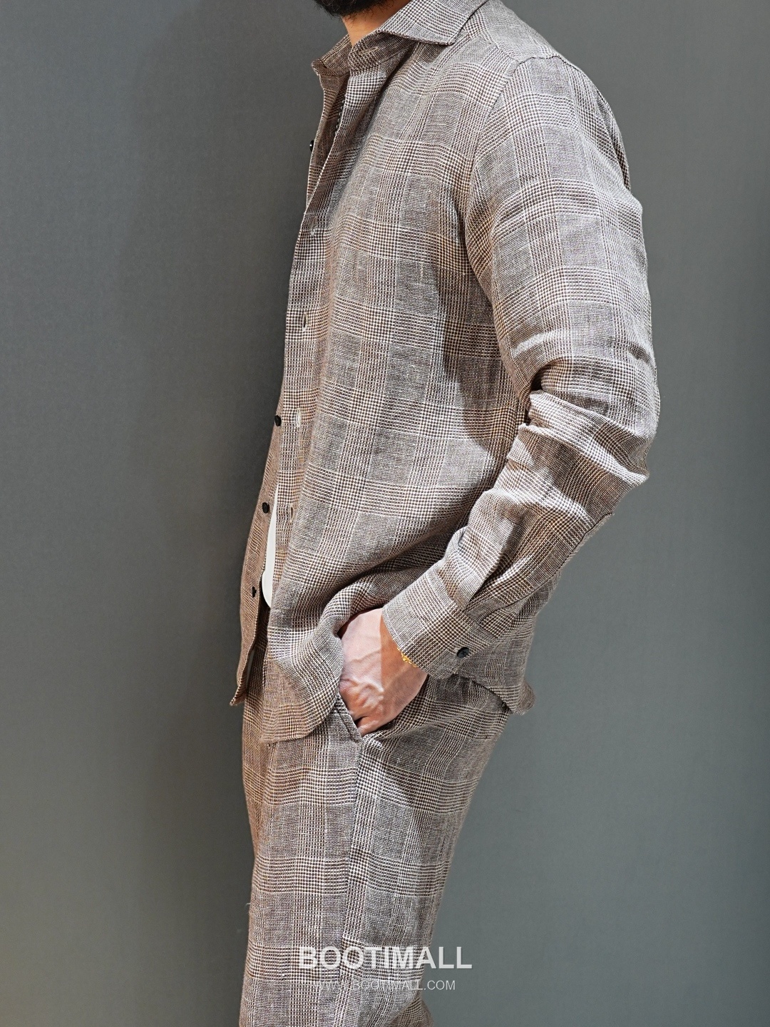Zegna 2026 SS Linen Relaxed Fit Shirt with Spread Collar 제냐 2026 SS 린넨 루즈핏 셔츠 스프레드 칼라 2