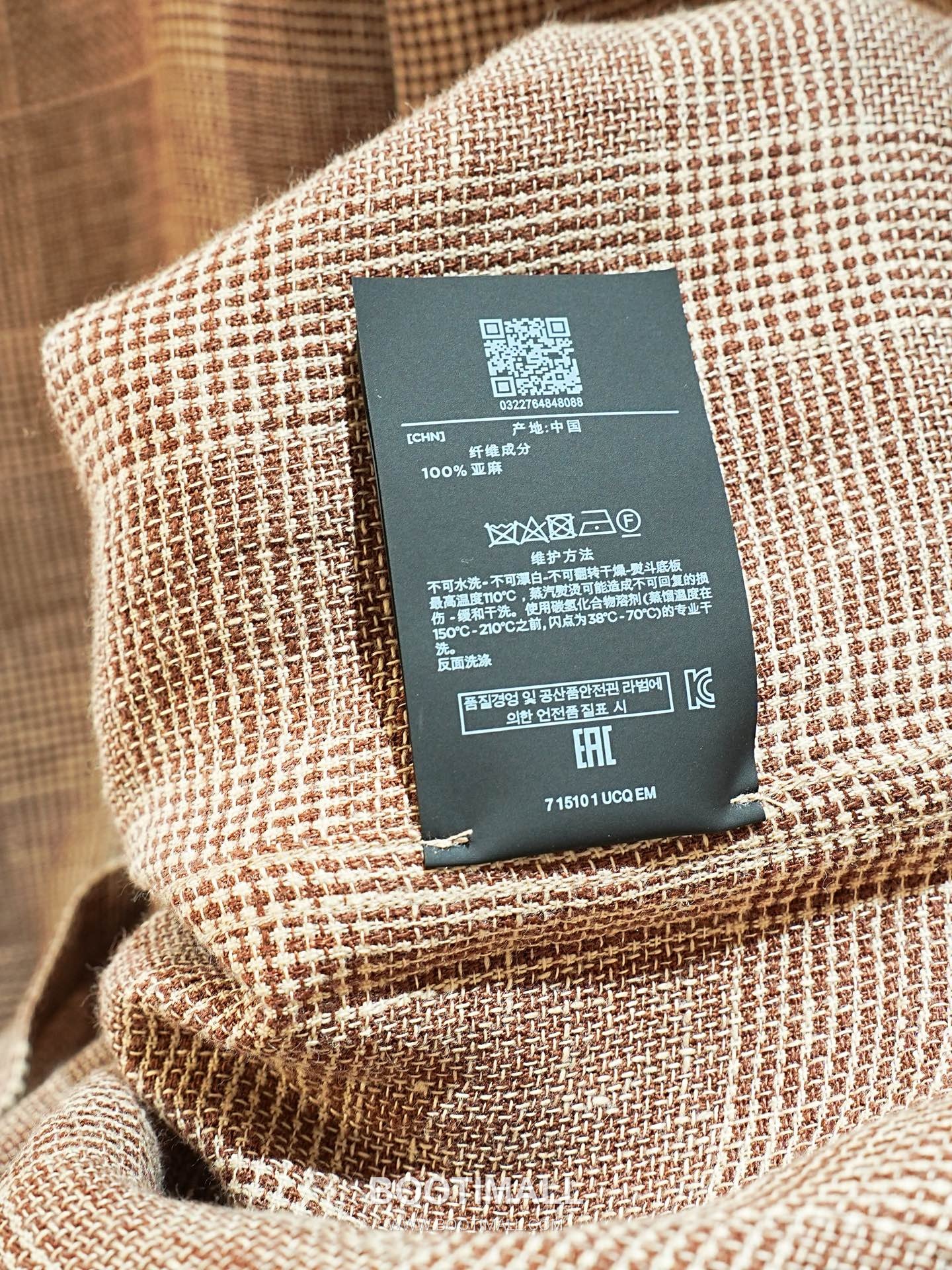 Zegna 2026 SS Linen Relaxed Fit Shirt with Spread Collar 제냐 2026 SS 린넨 루즈핏 셔츠 스프레드 칼라 18