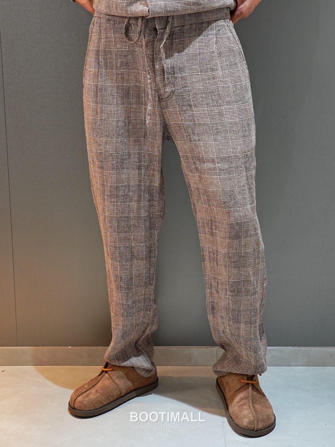 Zegna 2026 SS Linen Drawstring Relaxed Fit Pants 제냐 2026 SS 린넨 드로스트링 루즈핏 팬츠 2