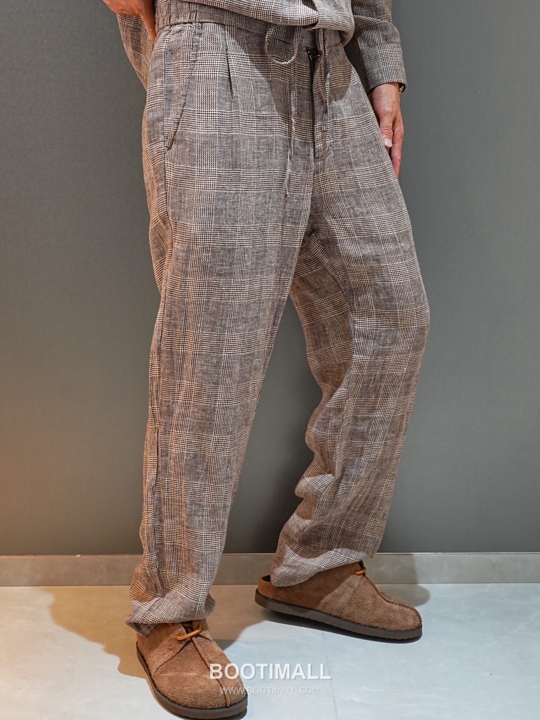 Zegna 2026 SS Linen Drawstring Relaxed Fit Pants 제냐 2026 SS 린넨 드로스트링 루즈핏 팬츠 3