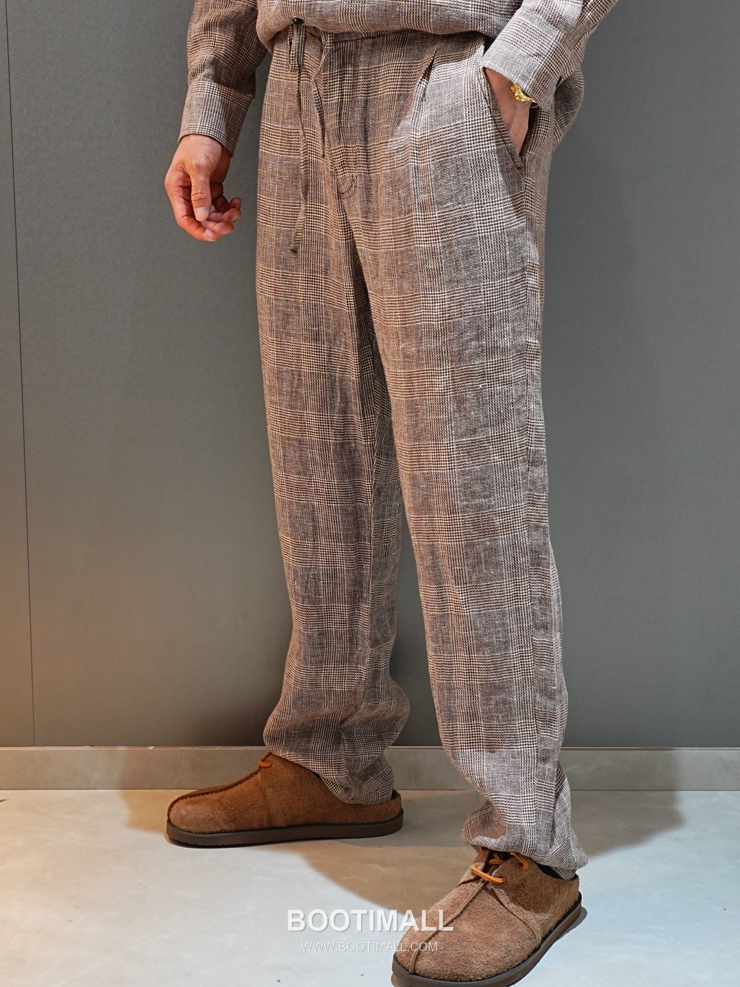 Zegna 2026 SS Linen Drawstring Relaxed Fit Pants 제냐 2026 SS 린넨 드로스트링 루즈핏 팬츠 4