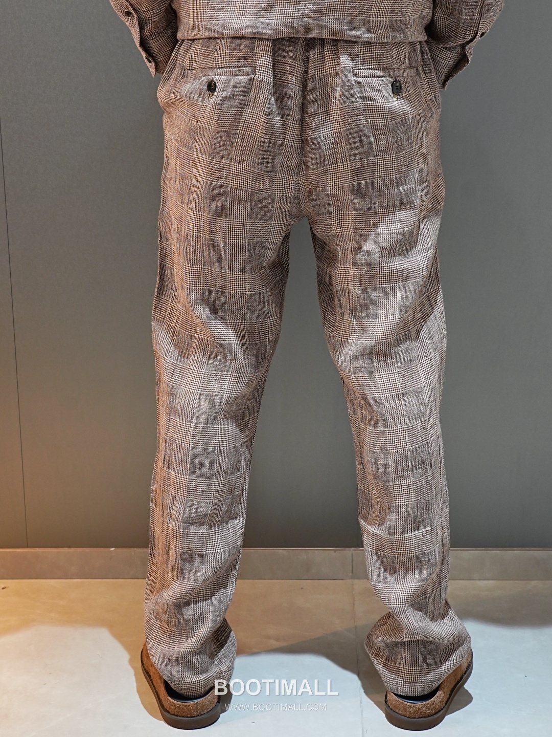 Zegna 2026 SS Linen Drawstring Relaxed Fit Pants 제냐 2026 SS 린넨 드로스트링 루즈핏 팬츠 5