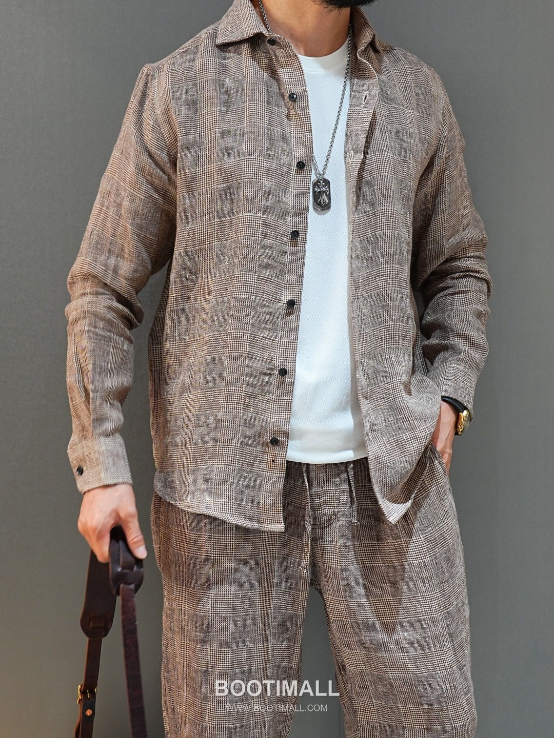 Zegna 2026 SS Linen Drawstring Relaxed Fit Pants 제냐 2026 SS 린넨 드로스트링 루즈핏 팬츠 7