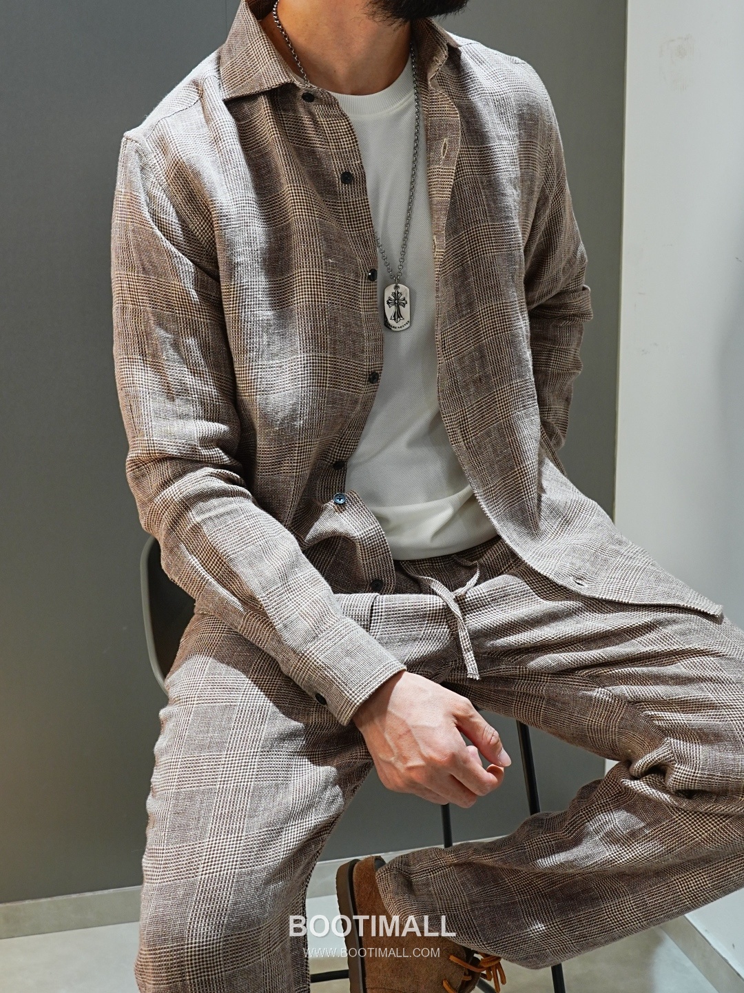 Zegna 2026 SS Linen Drawstring Relaxed Fit Pants 제냐 2026 SS 린넨 드로스트링 루즈핏 팬츠 8
