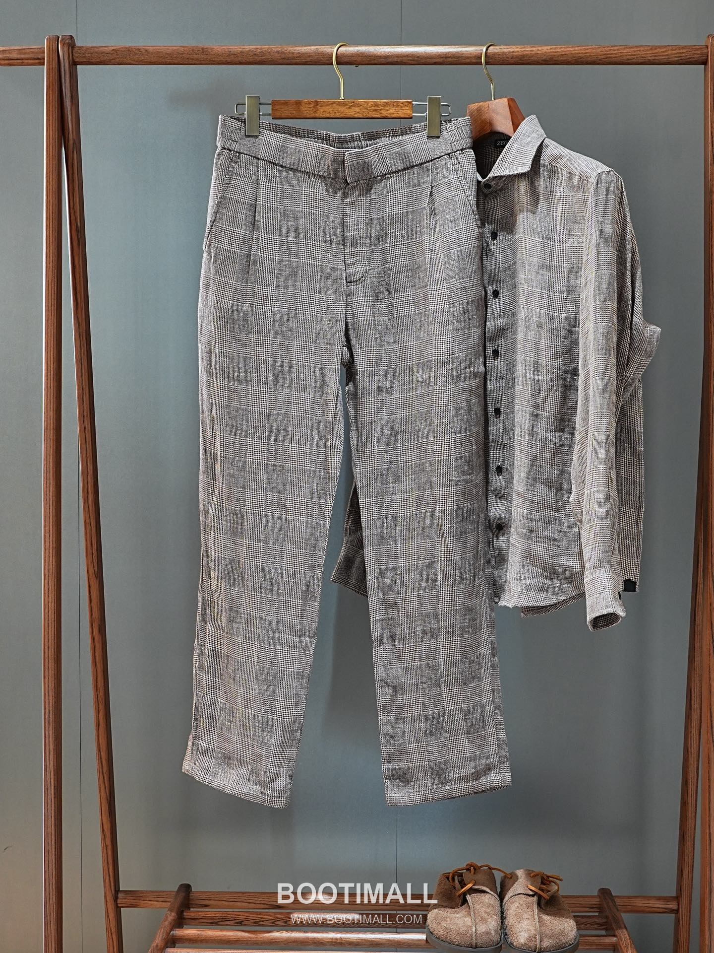 Zegna 2026 SS Linen Drawstring Relaxed Fit Pants 제냐 2026 SS 린넨 드로스트링 루즈핏 팬츠 9