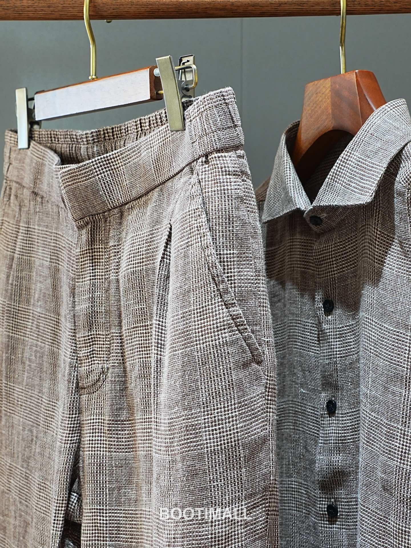 Zegna 2026 SS Linen Drawstring Relaxed Fit Pants 제냐 2026 SS 린넨 드로스트링 루즈핏 팬츠 11