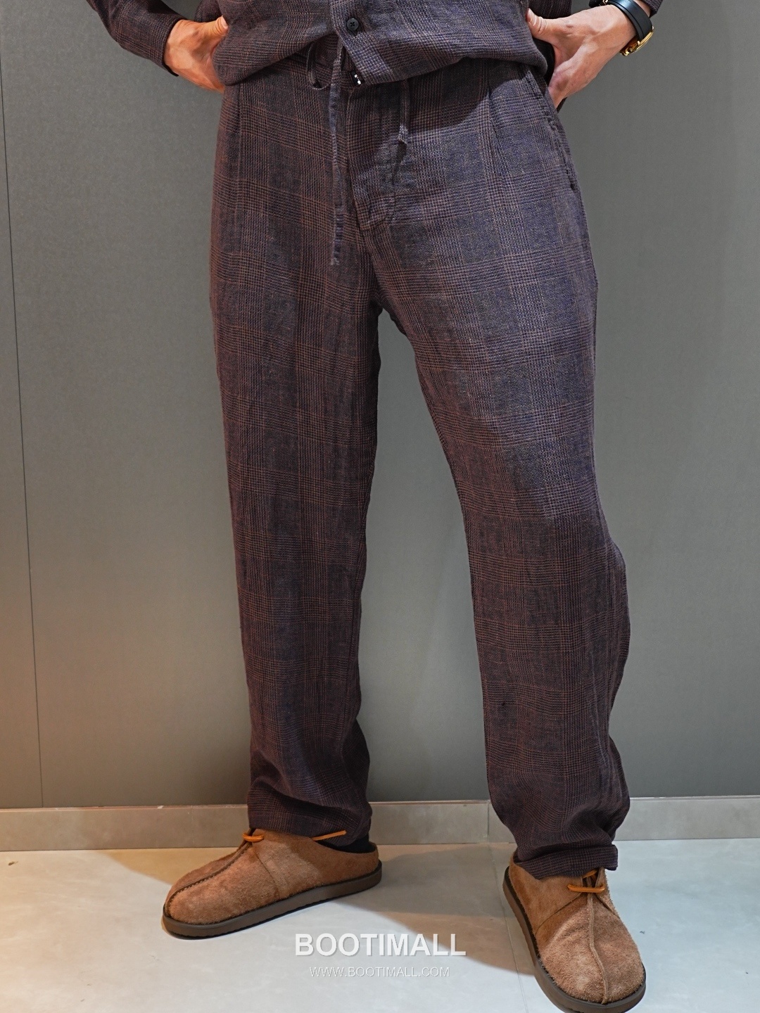 Zegna 2026 SS Linen Drawstring Relaxed Fit Pants 제냐 2026 SS 린넨 드로스트링 루즈핏 팬츠 2