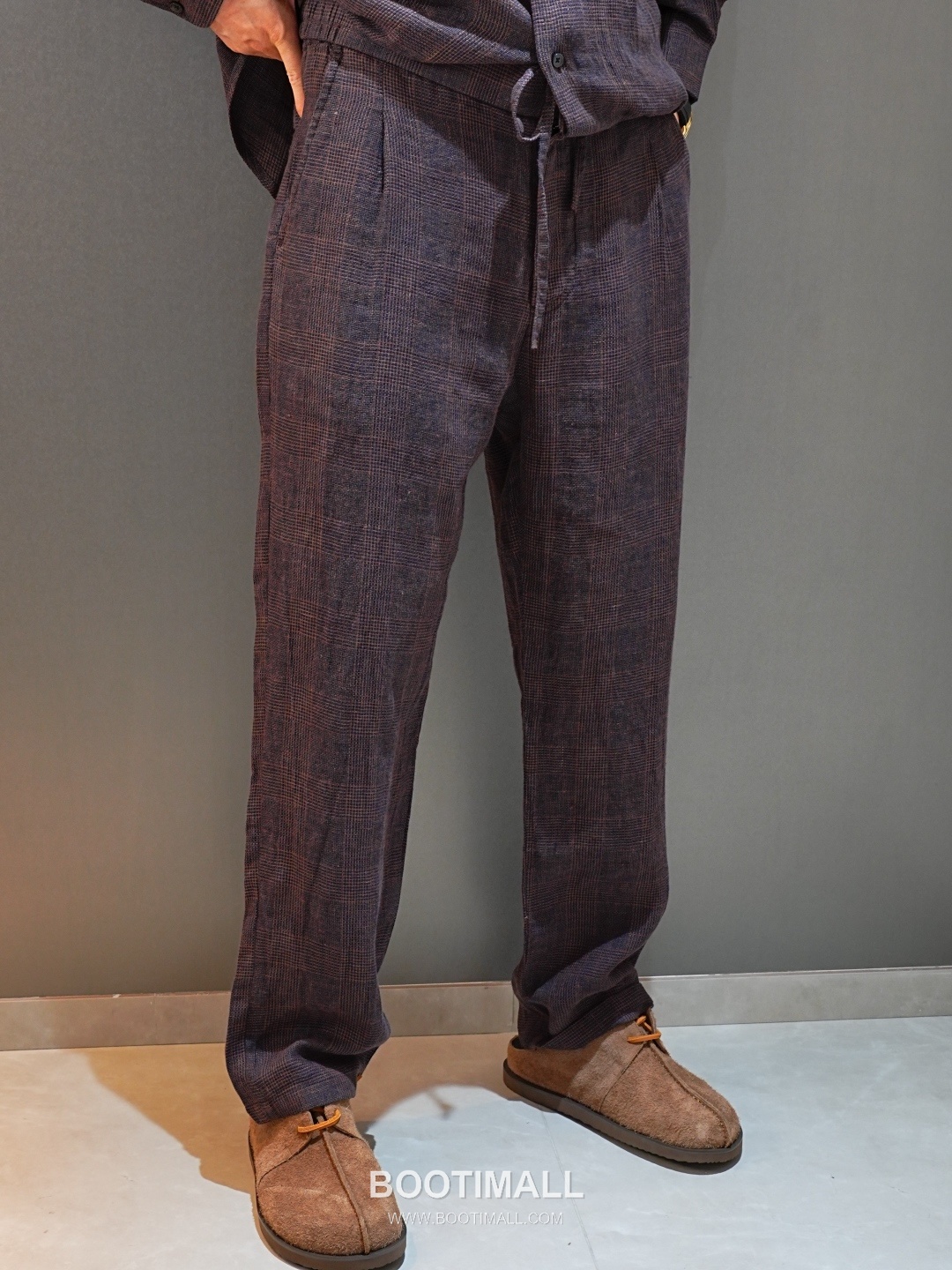Zegna 2026 SS Linen Drawstring Relaxed Fit Pants 제냐 2026 SS 린넨 드로스트링 루즈핏 팬츠 3