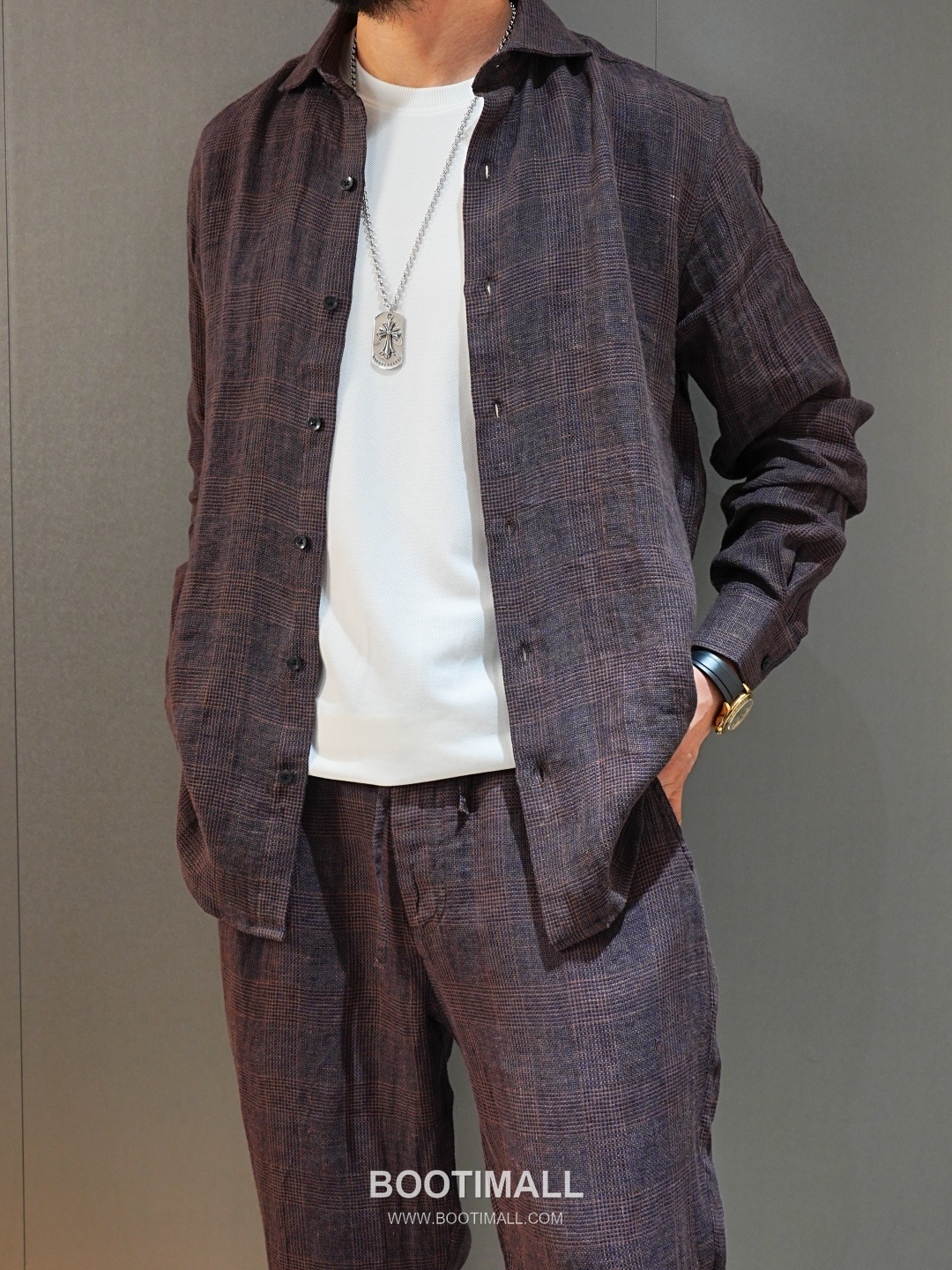 Zegna 2026 SS Linen Drawstring Relaxed Fit Pants 제냐 2026 SS 린넨 드로스트링 루즈핏 팬츠 5