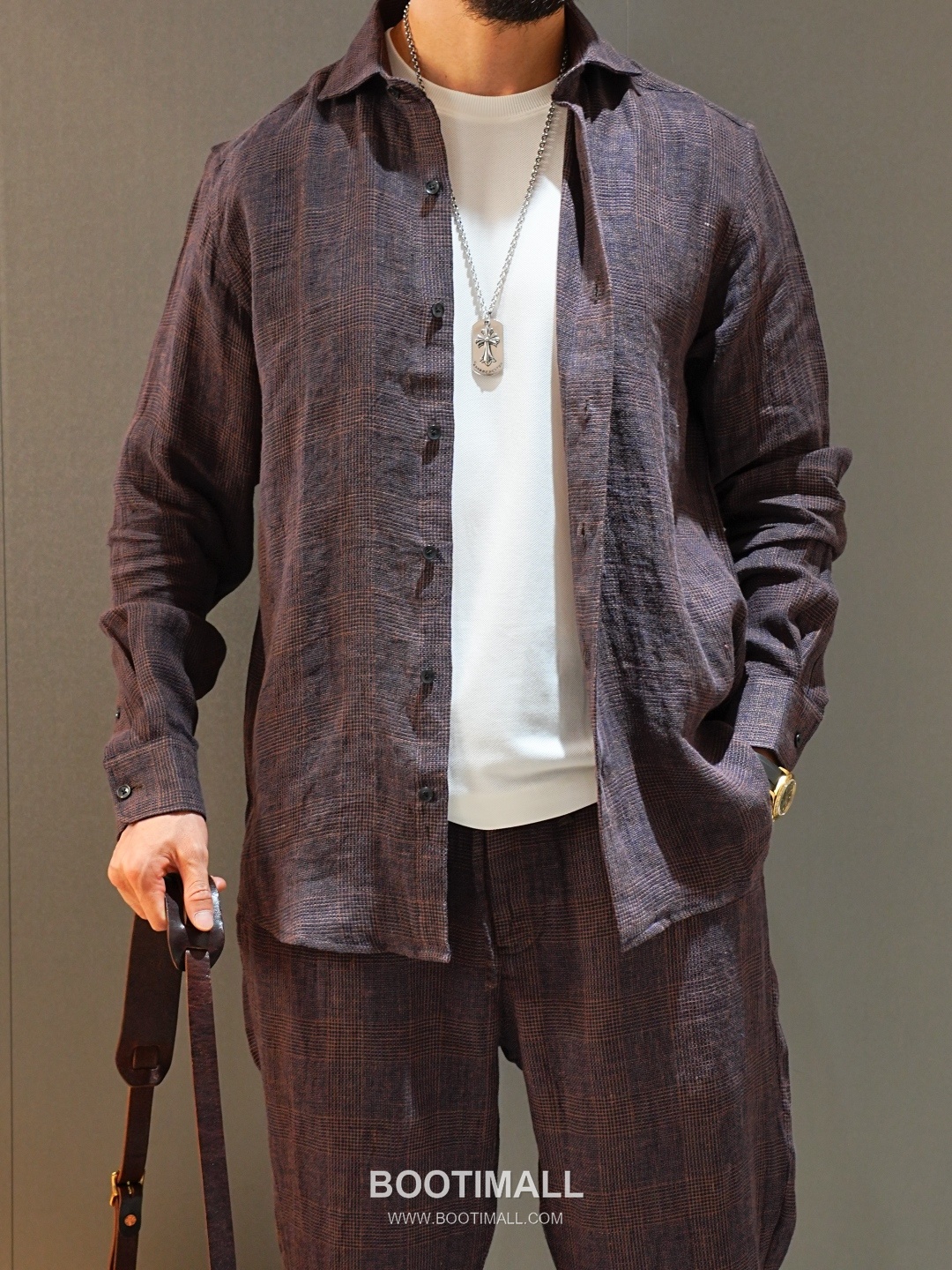 Zegna 2026 SS Linen Drawstring Relaxed Fit Pants 제냐 2026 SS 린넨 드로스트링 루즈핏 팬츠 9