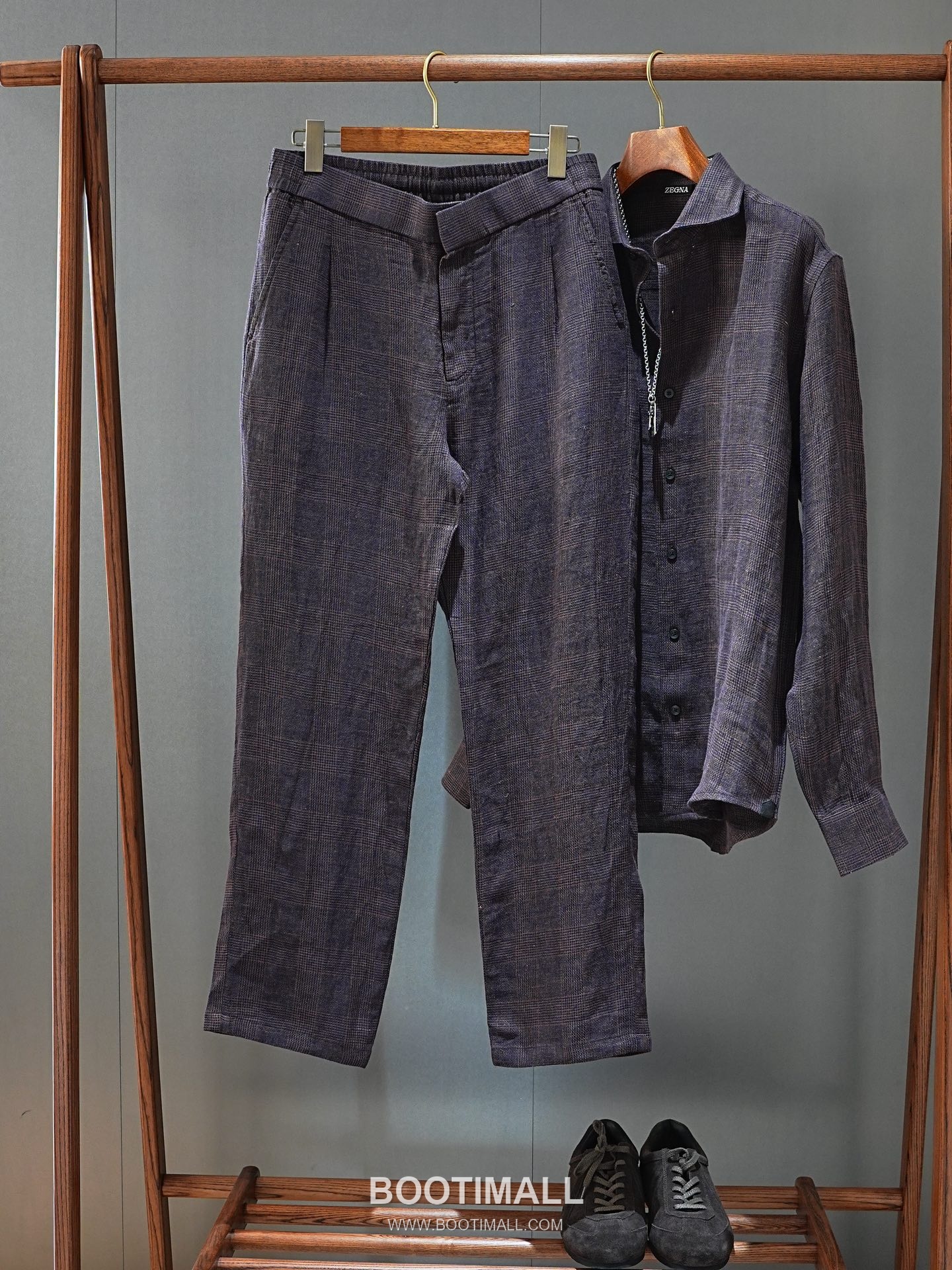 Zegna 2026 SS Linen Drawstring Relaxed Fit Pants 제냐 2026 SS 린넨 드로스트링 루즈핏 팬츠 10