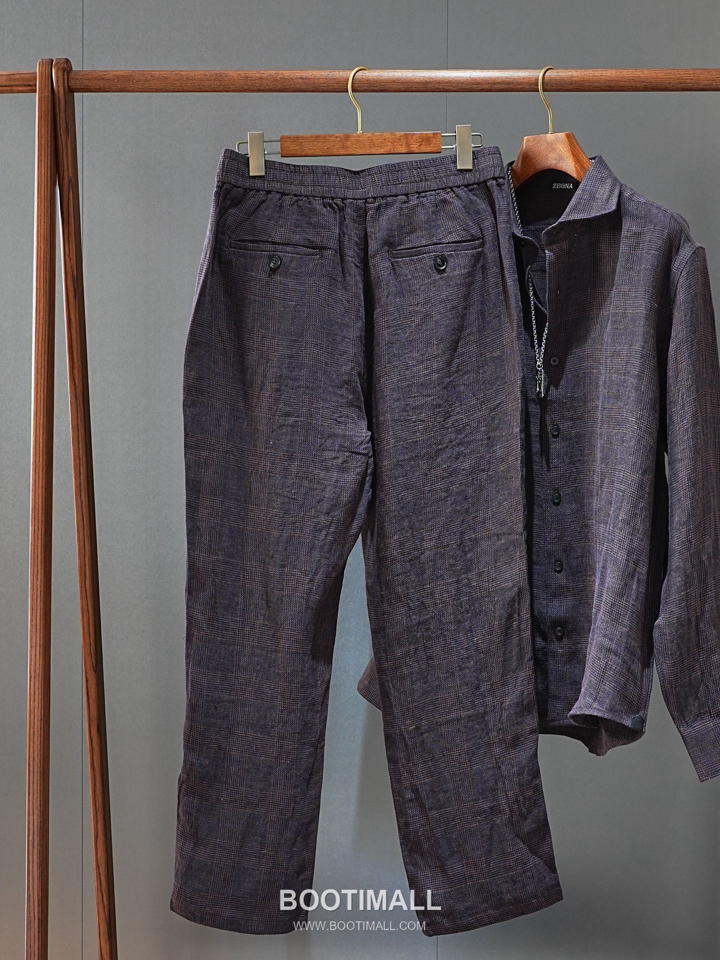 Zegna 2026 SS Linen Drawstring Relaxed Fit Pants 제냐 2026 SS 린넨 드로스트링 루즈핏 팬츠 11