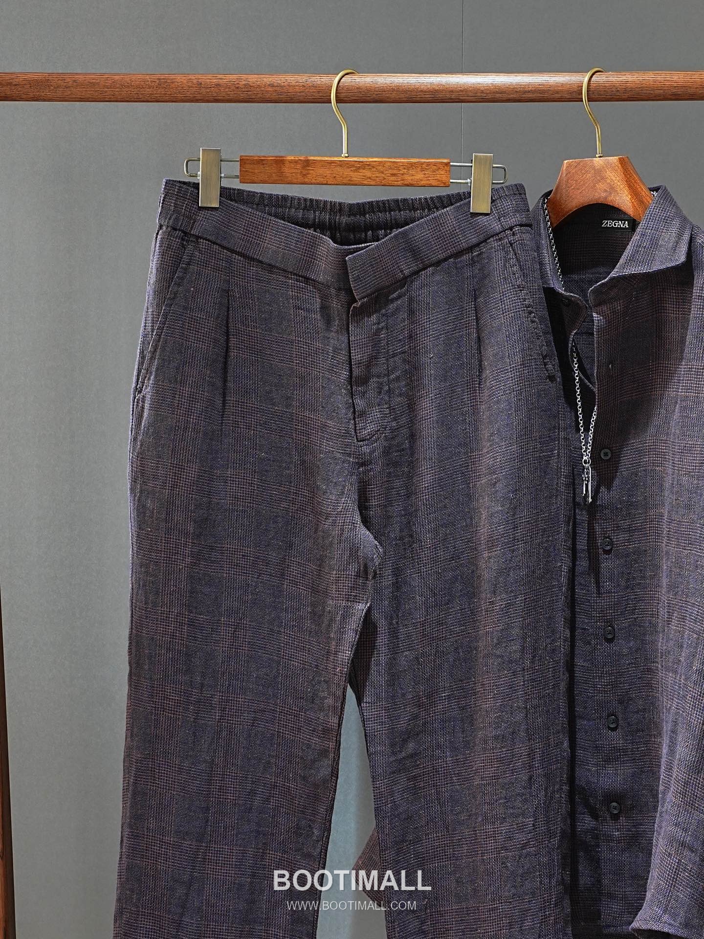 Zegna 2026 SS Linen Drawstring Relaxed Fit Pants 제냐 2026 SS 린넨 드로스트링 루즈핏 팬츠 12