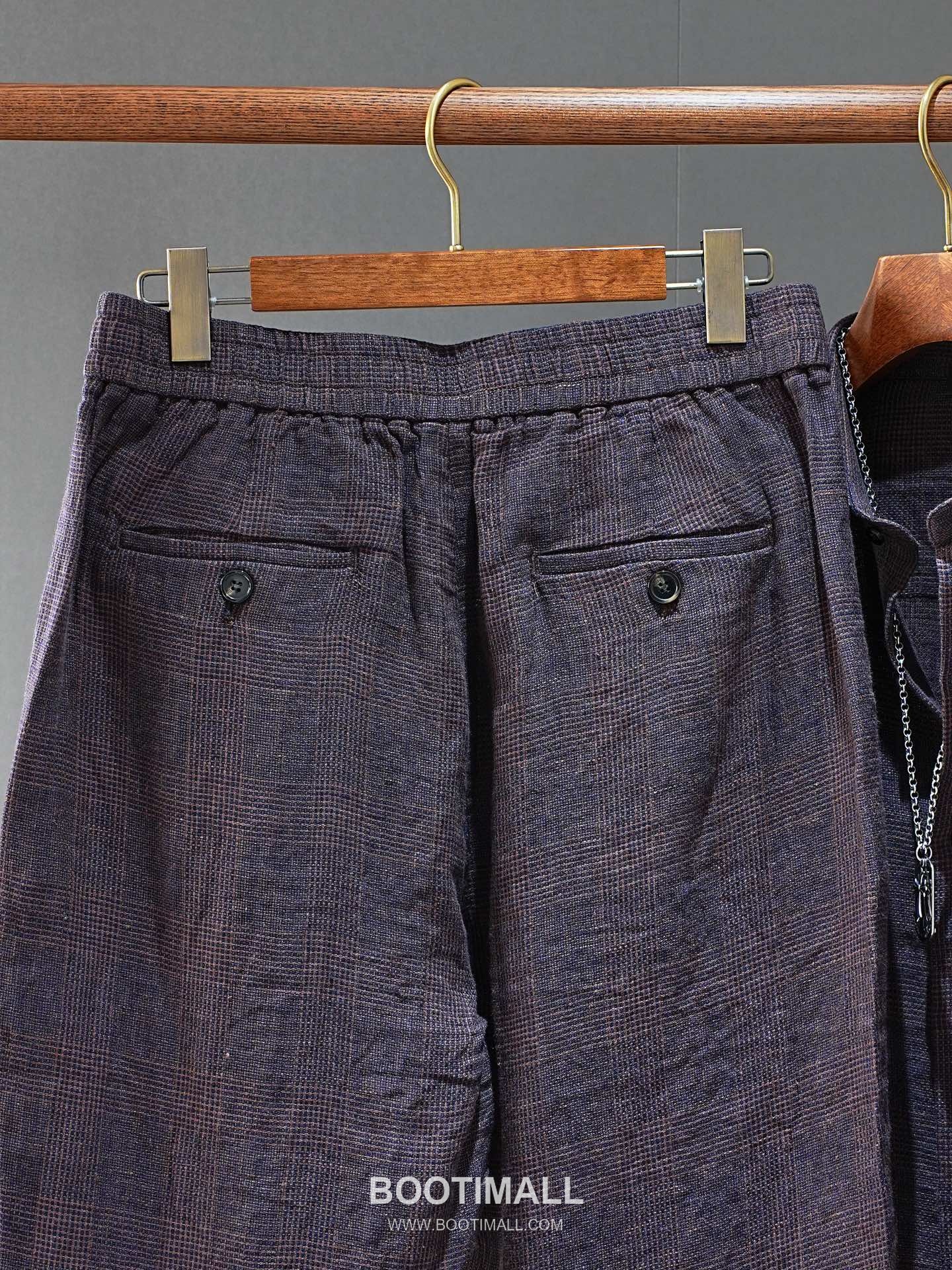 Zegna 2026 SS Linen Drawstring Relaxed Fit Pants 제냐 2026 SS 린넨 드로스트링 루즈핏 팬츠 14