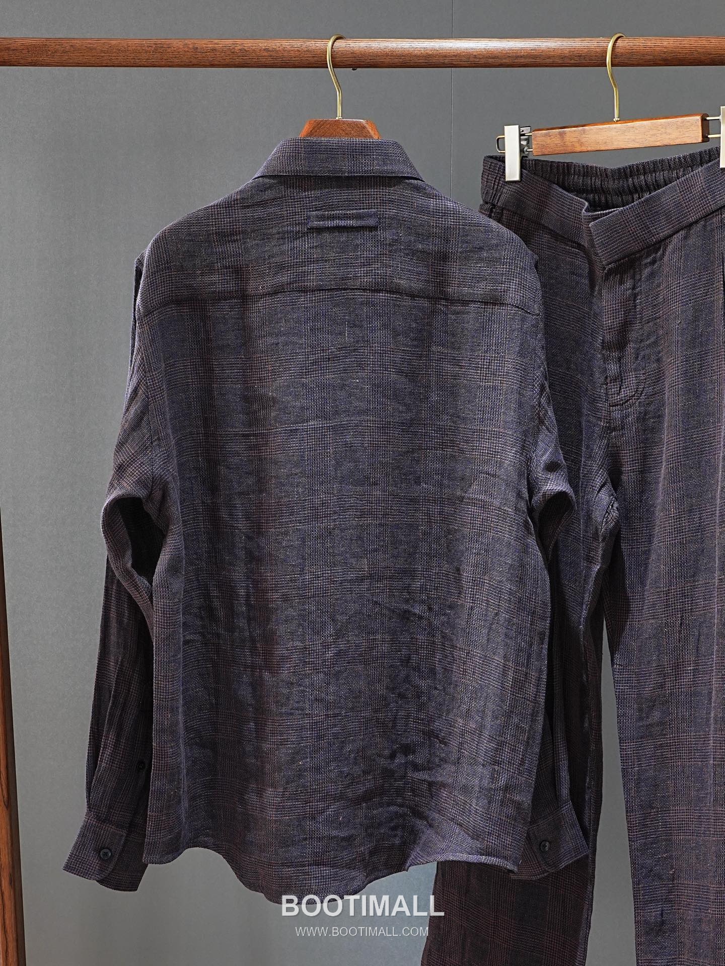 Zegna 2026 SS Linen Relaxed Fit Shirt with Spread Collar 제냐 2026 SS 린넨 루즈핏 셔츠 스프레드 칼라 845435 15