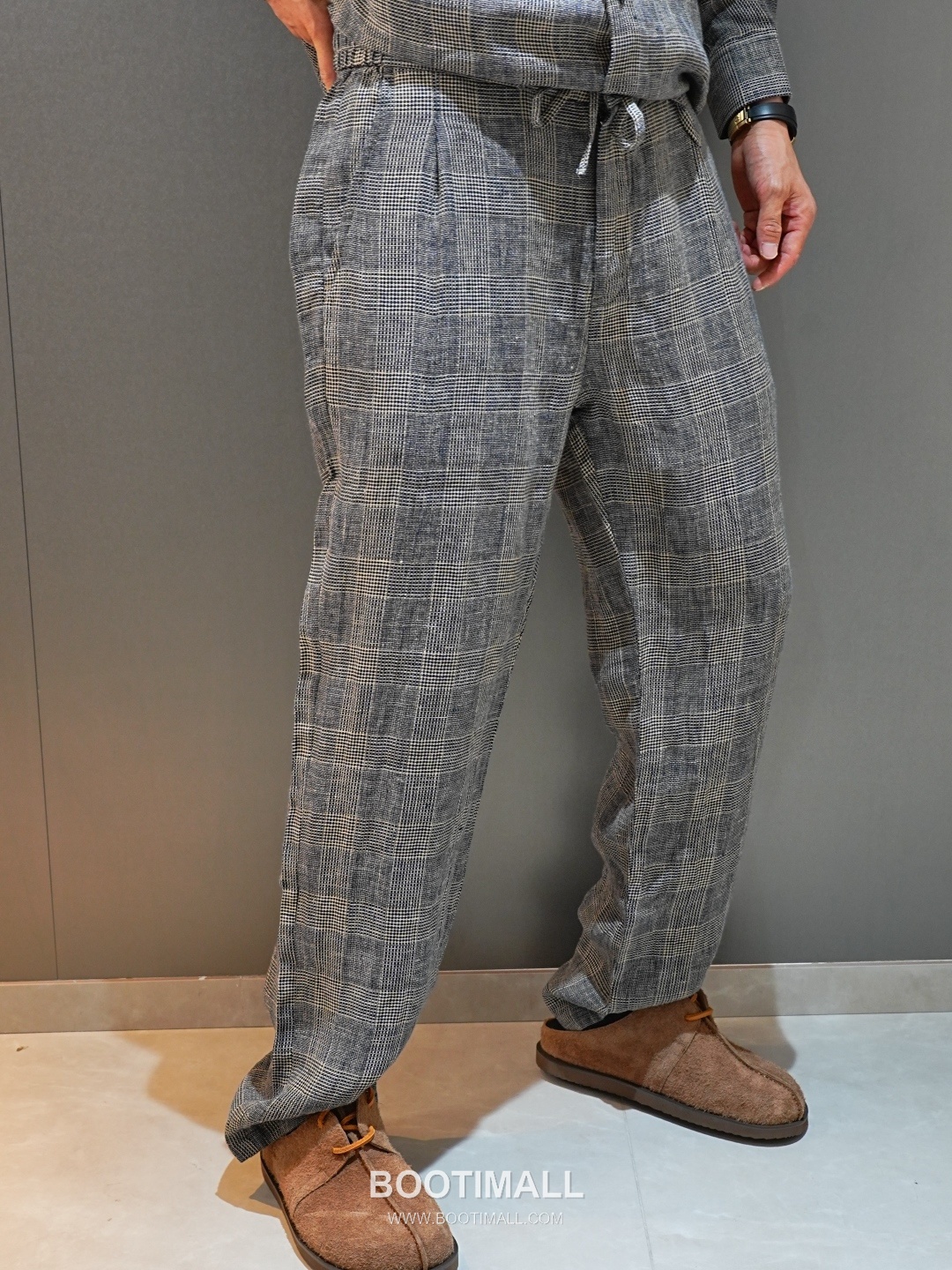 Zegna 2026 SS Linen Drawstring Relaxed Fit Pants 제냐 2026 SS 린넨 드로스트링 루즈핏 팬츠 3