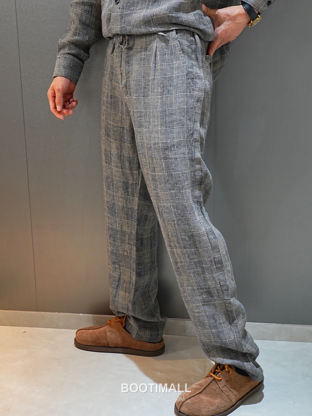 Zegna 2026 SS Linen Drawstring Relaxed Fit Pants 제냐 2026 SS 린넨 드로스트링 루즈핏 팬츠 4