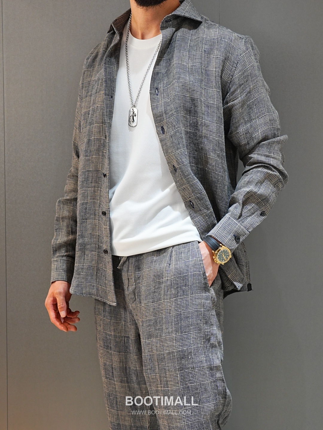 Zegna 2026 SS Linen Drawstring Relaxed Fit Pants 제냐 2026 SS 린넨 드로스트링 루즈핏 팬츠 6