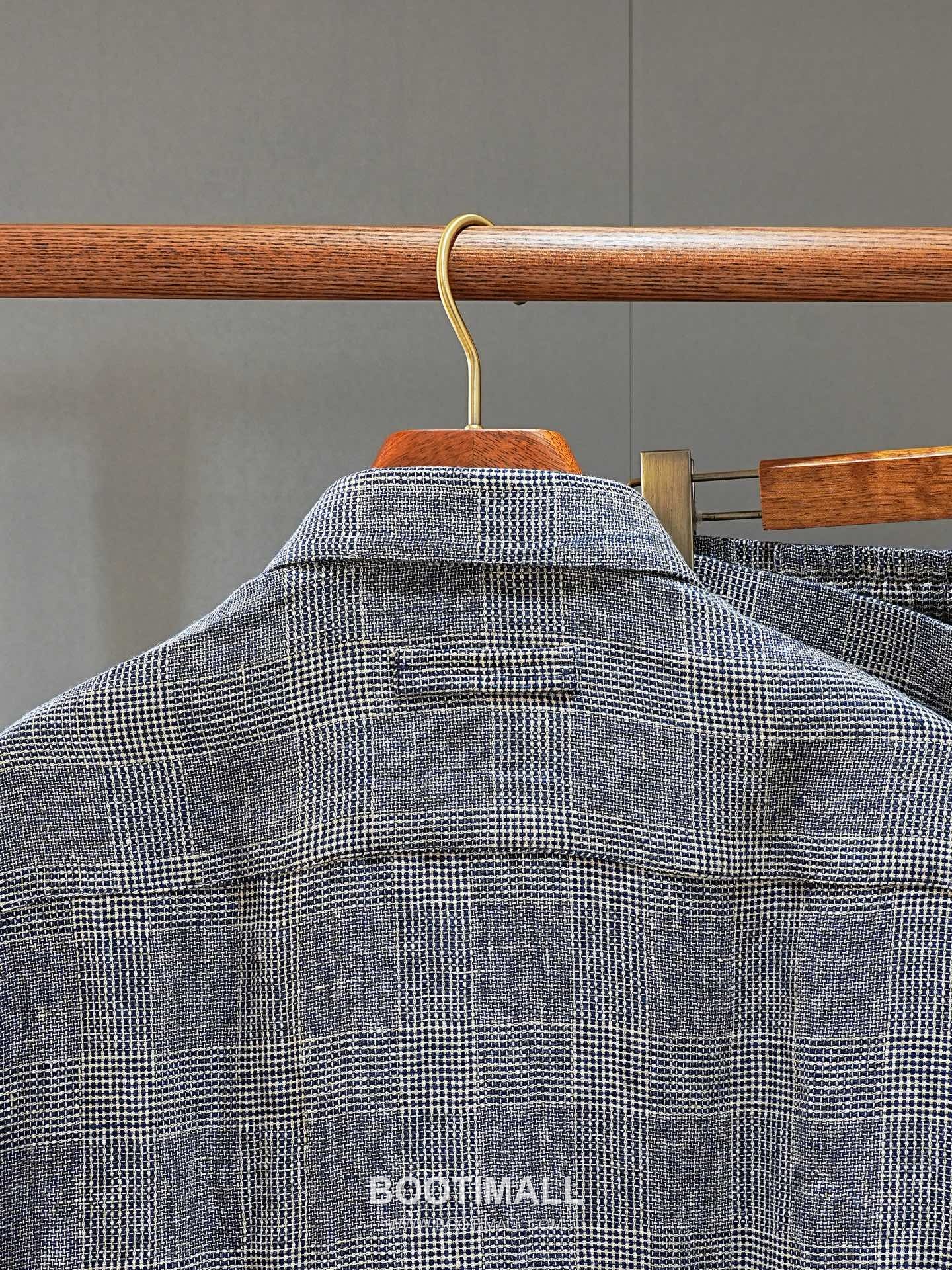 Zegna 2026 SS Linen Relaxed Fit Shirt with Spread Collar 제냐 2026 SS 린넨 루즈핏 셔츠 스프레드 칼라 845435 14