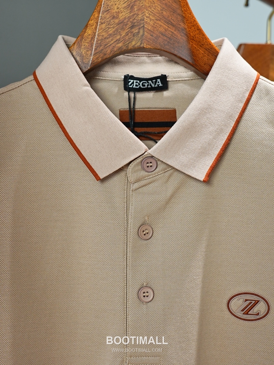 Zegna 2026 SS Silk Cotton Polo Shirt with Spread Collar 제냐 2026 SS 실크 코튼 폴로 셔츠 스프레드 칼라 12