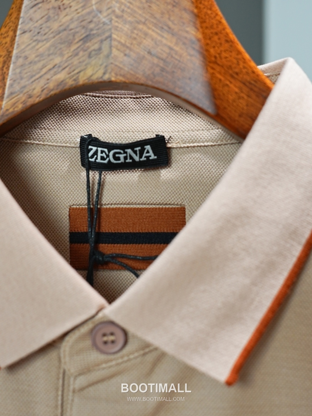 Zegna 2026 SS Silk Cotton Polo Shirt with Spread Collar 제냐 2026 SS 실크 코튼 폴로 셔츠 스프레드 칼라 13