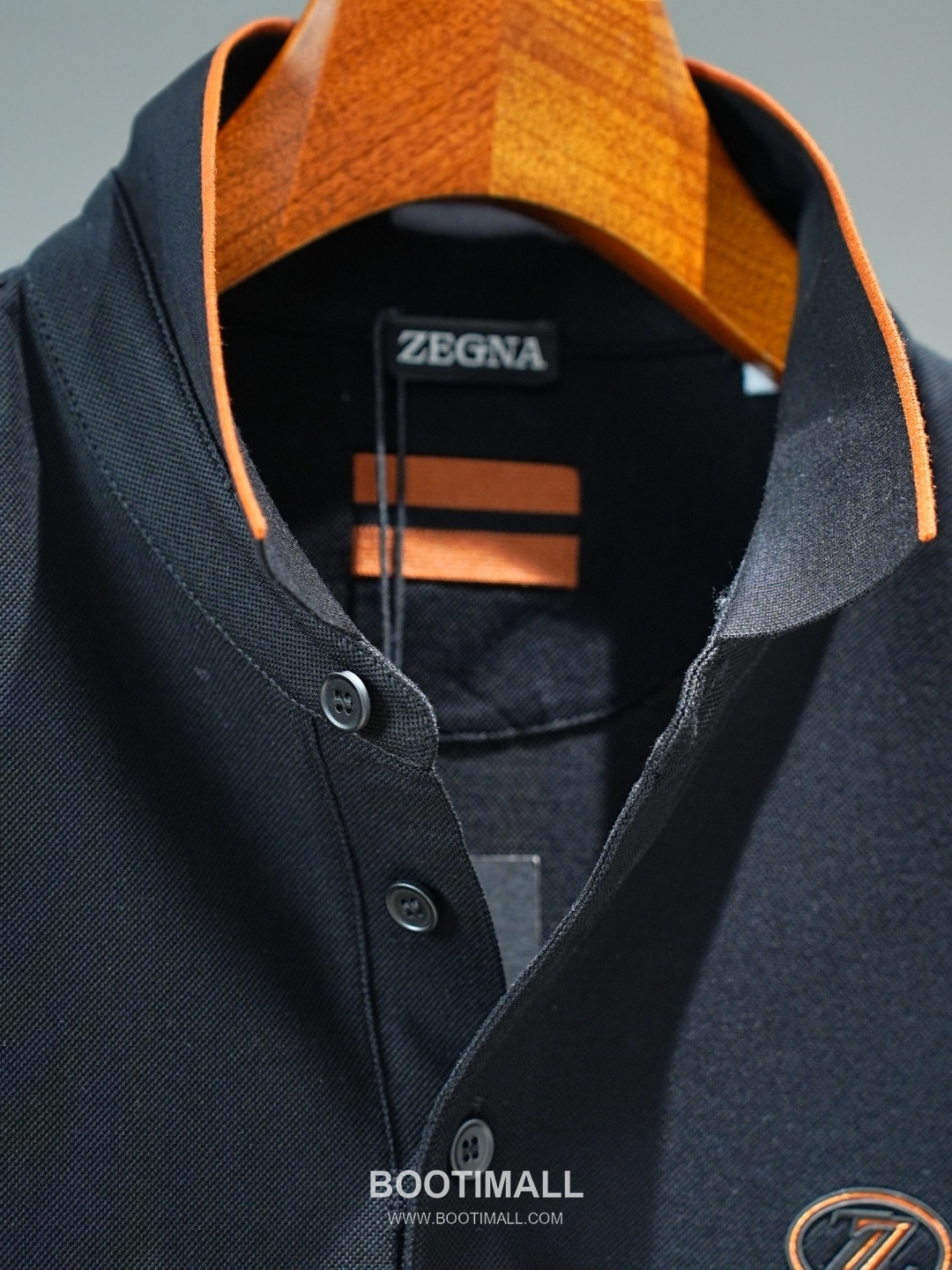 Zegna 2026 SS Silk Cotton Polo Shirt with Spread Collar 제냐 2026 SS 실크 코튼 폴로 셔츠 스프레드 칼라 13