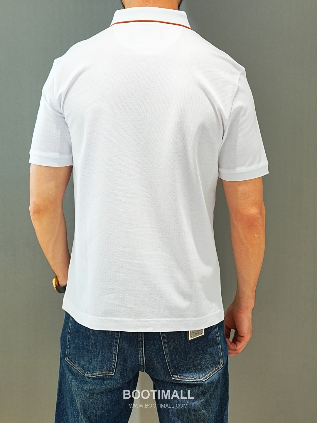 Zegna 2026 SS Silk Cotton Polo Shirt with Spread Collar 제냐 2026 SS 실크 코튼 폴로 셔츠 스프레드 칼라 4