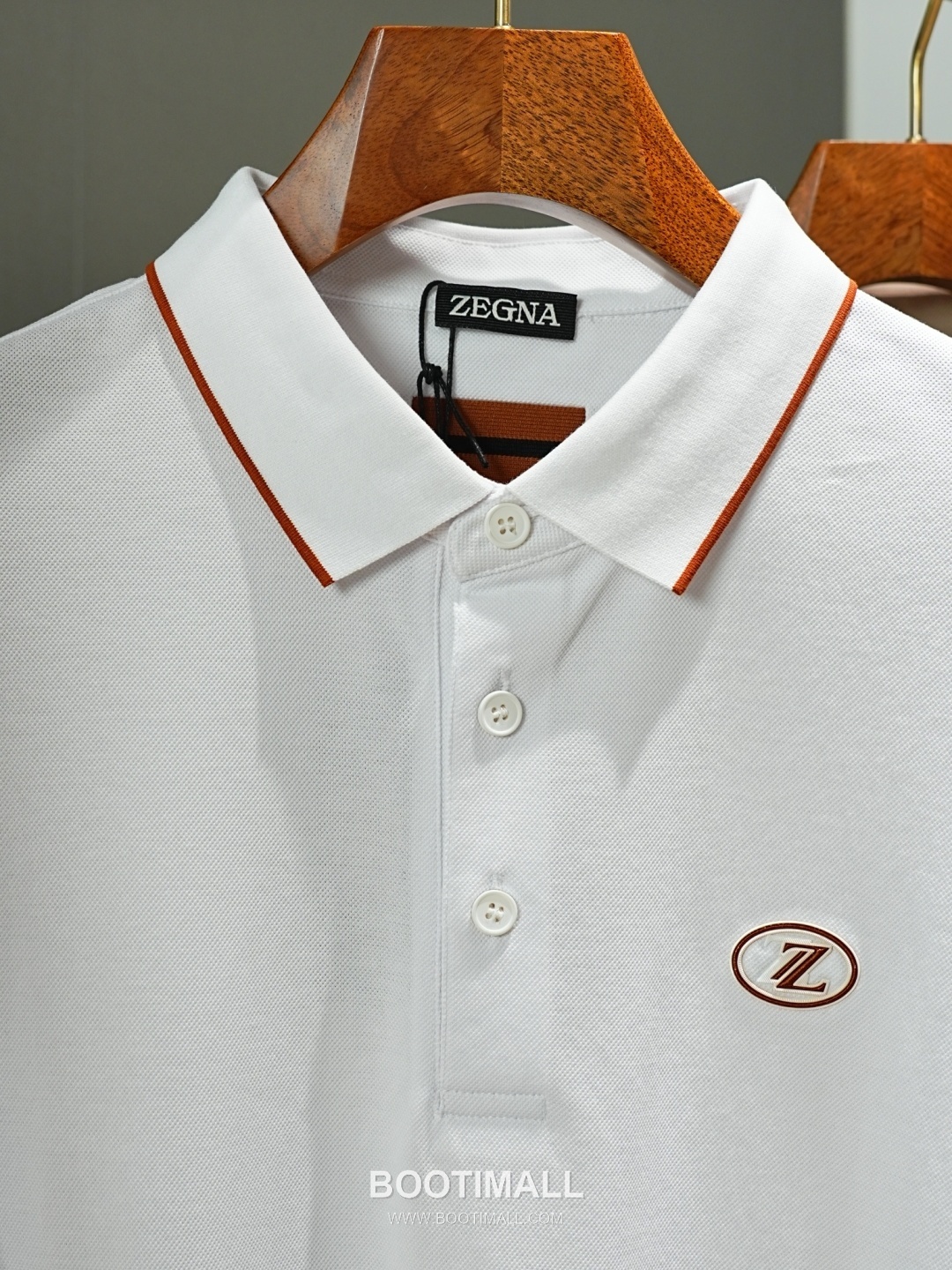 Zegna 2026 SS Silk Cotton Polo Shirt with Spread Collar 제냐 2026 SS 실크 코튼 폴로 셔츠 스프레드 칼라 12