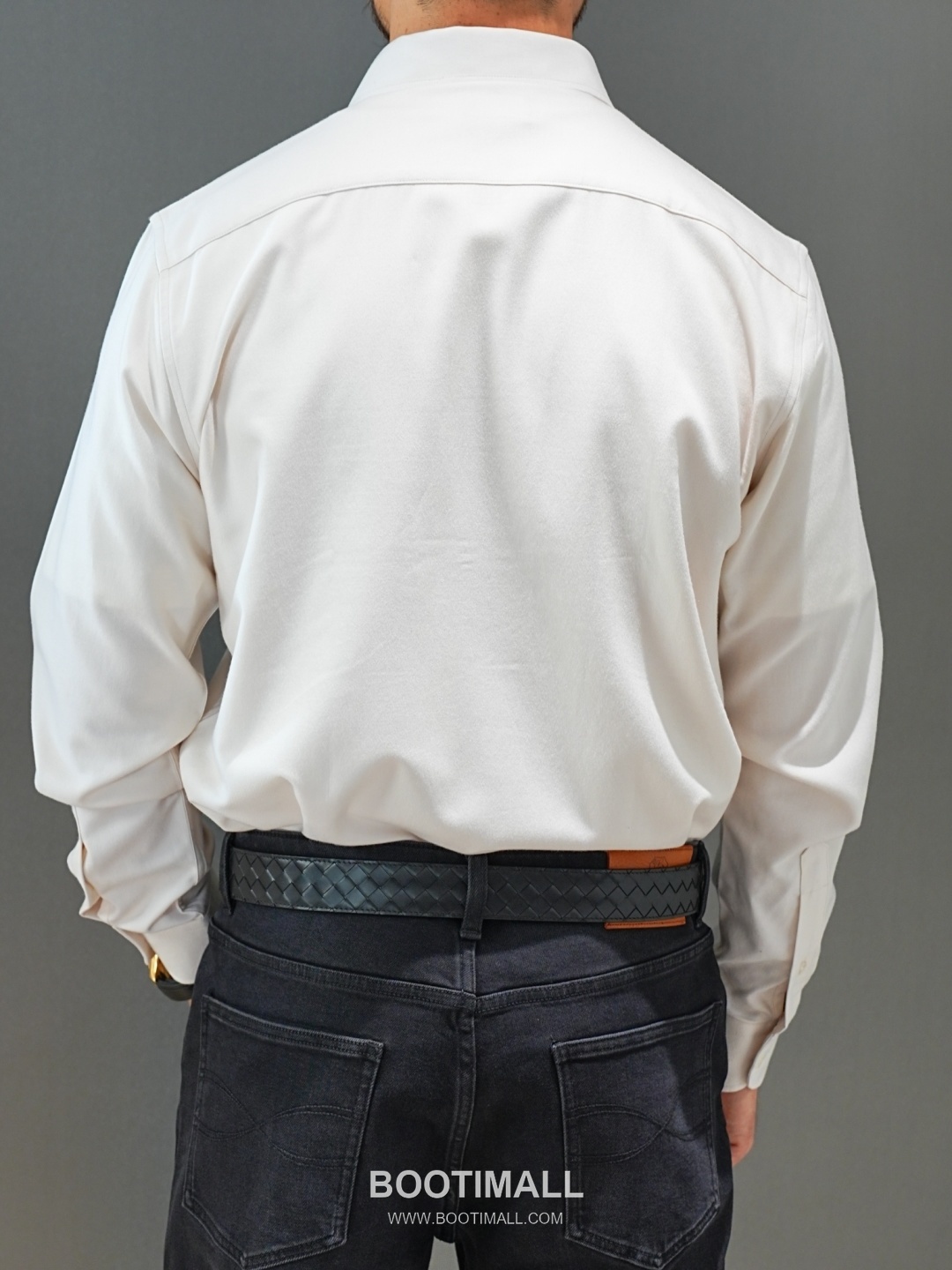 Brioni 2026 SS Brushed Fabric Shirt with Lambskin Trim 브리오니 2026 SS 브러시드 패브릭 셔츠 램스킨 트림 6