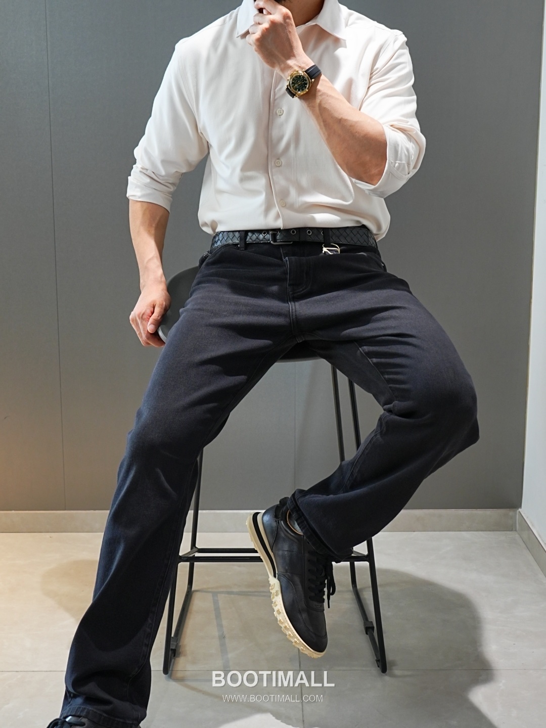 Brioni 2026 SS Brushed Fabric Shirt with Lambskin Trim 브리오니 2026 SS 브러시드 패브릭 셔츠 램스킨 트림 8