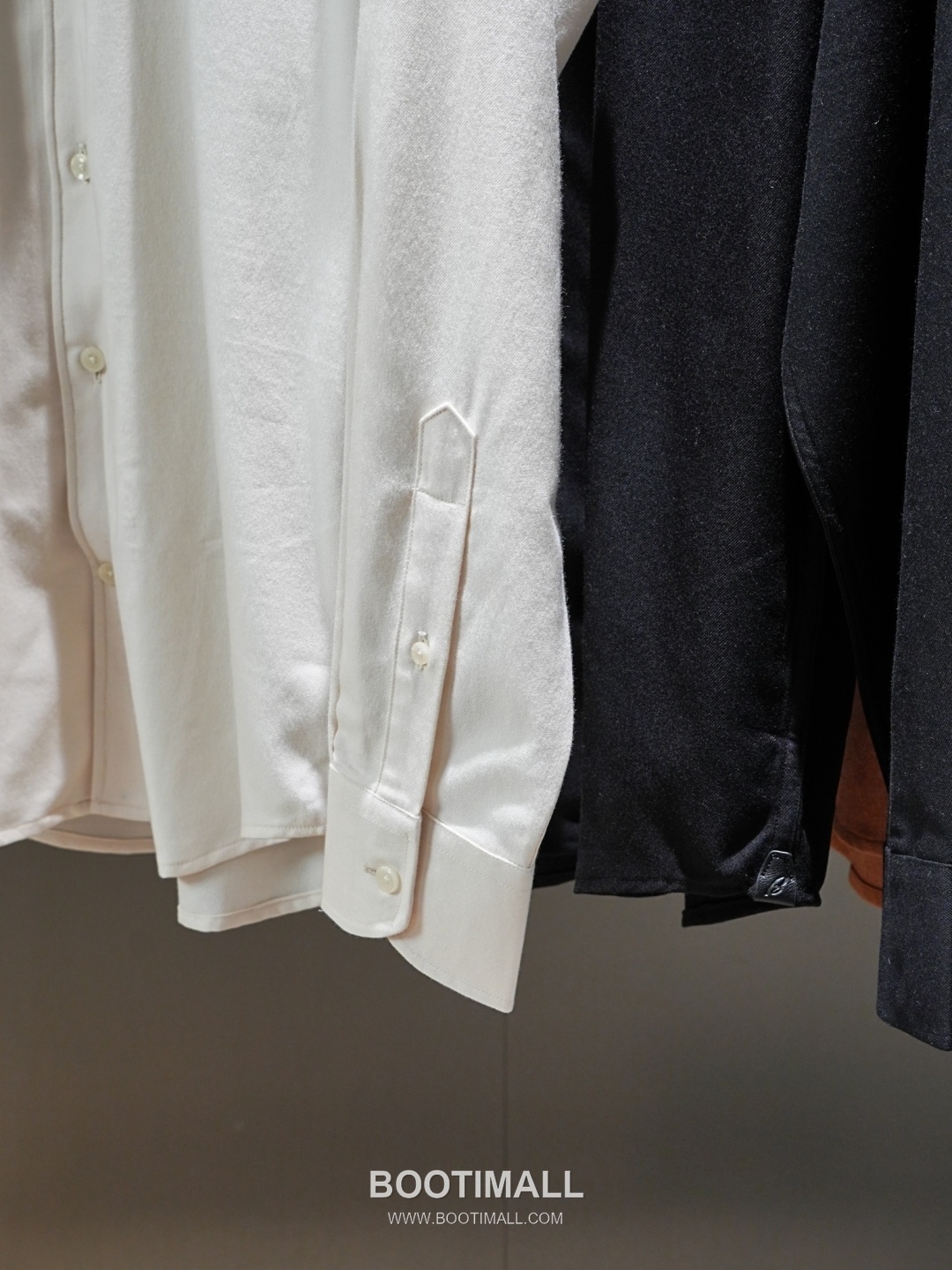 Brioni 2026 SS Brushed Fabric Shirt with Lambskin Trim 브리오니 2026 SS 브러시드 패브릭 셔츠 램스킨 트림 15