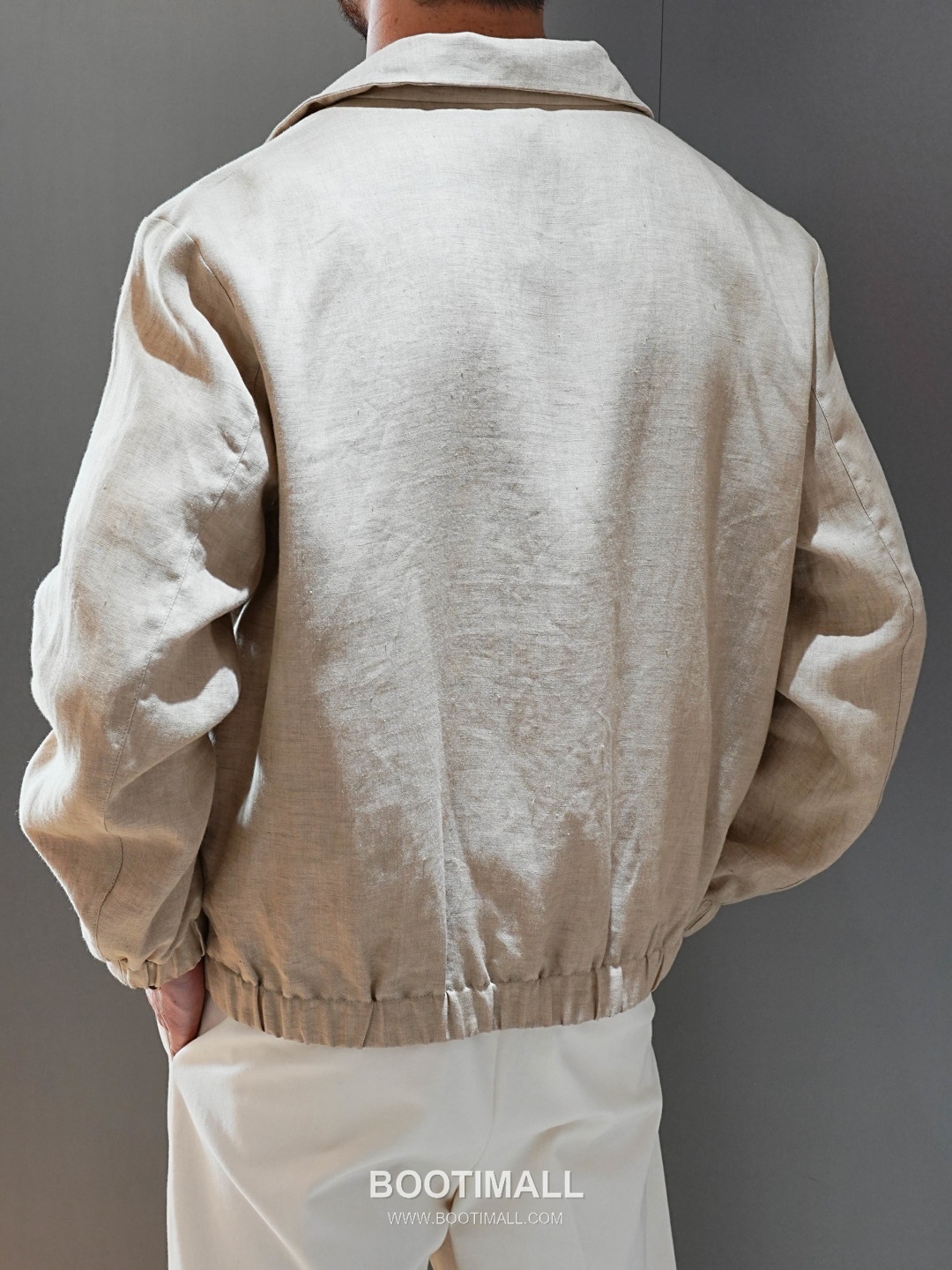 Loro Piana 2026 SS Linen Zip-Up Jacket with Stand Collar 로로피아나 2026 SS 린넨 집업 재킷 스탠드 칼라 5