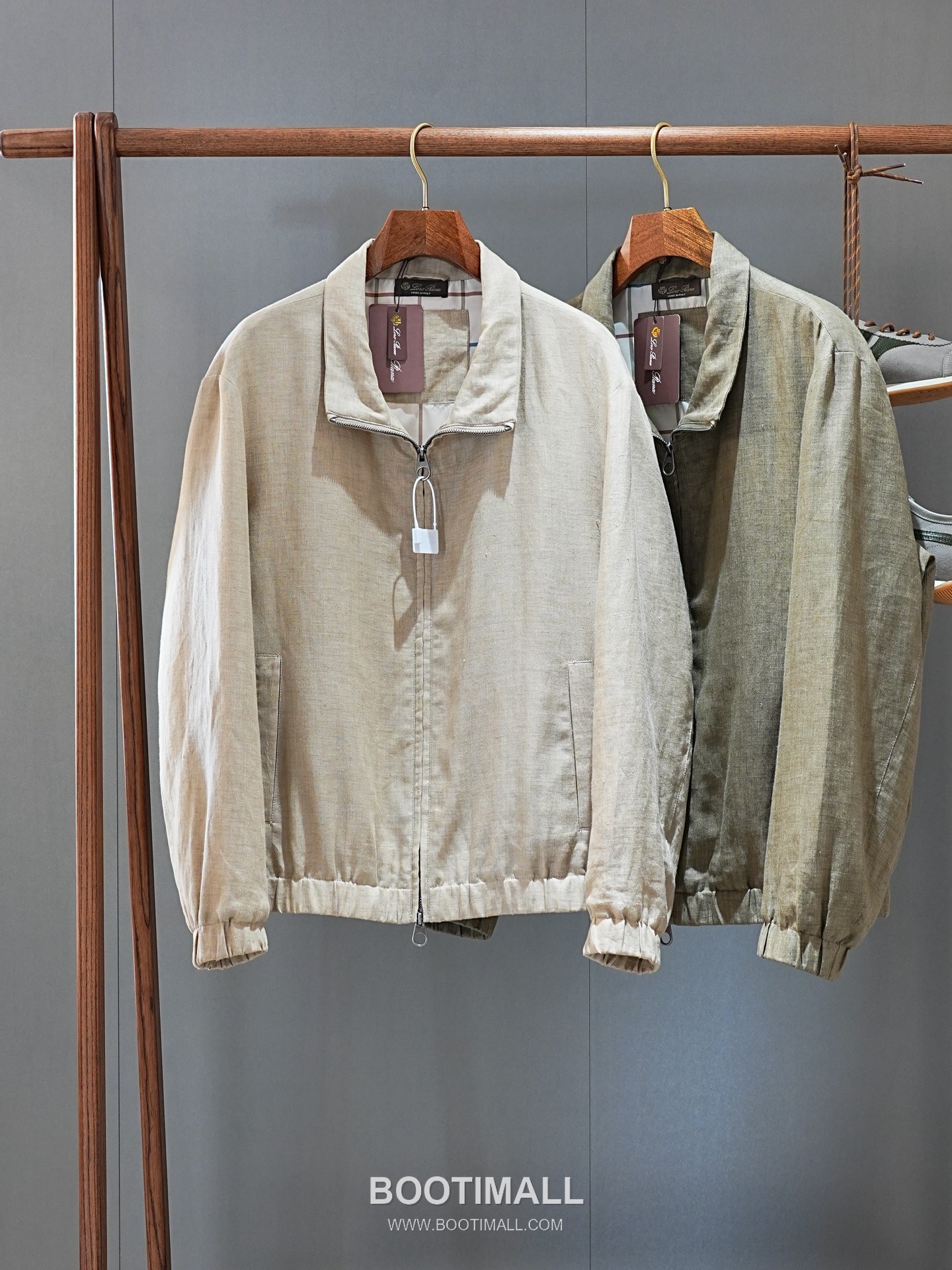 Loro Piana 2026 SS Linen Zip-Up Jacket with Stand Collar 로로피아나 2026 SS 린넨 집업 재킷 스탠드 칼라 10