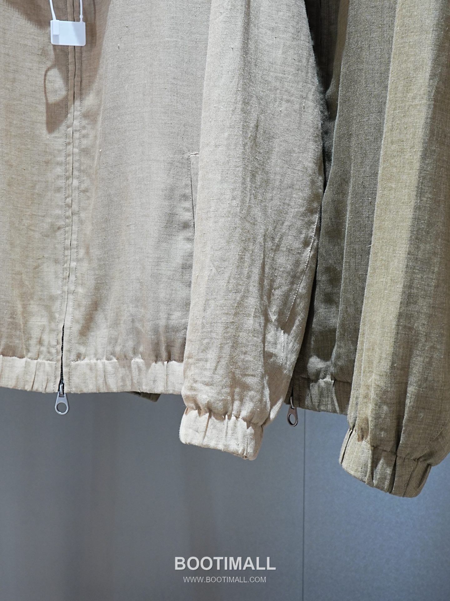 Loro Piana 2026 SS Linen Zip-Up Jacket with Stand Collar 로로피아나 2026 SS 린넨 집업 재킷 스탠드 칼라 12