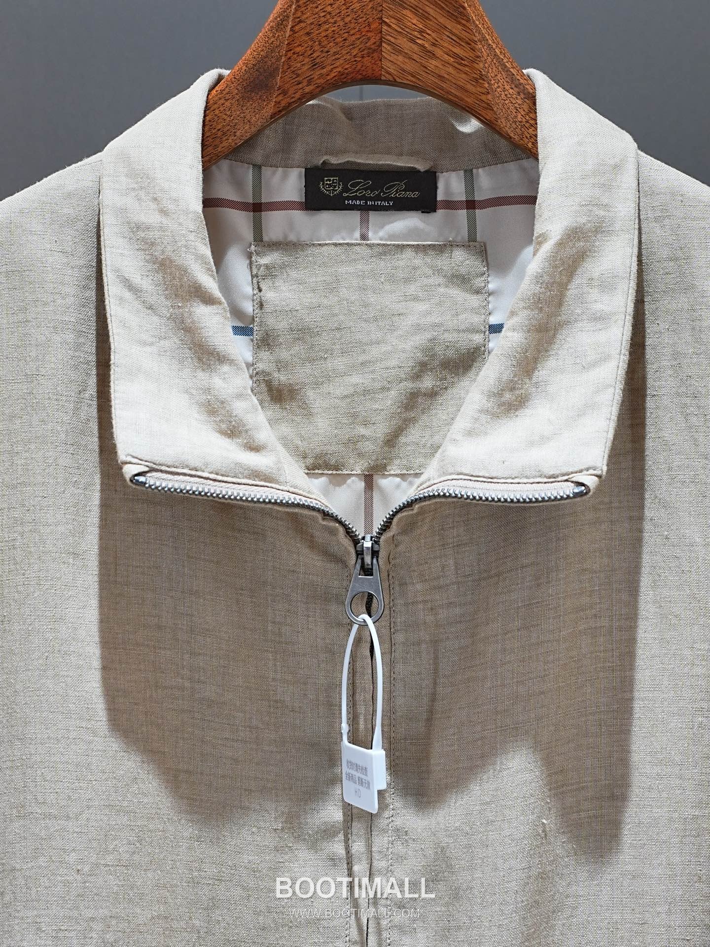 Loro Piana 2026 SS Linen Zip-Up Jacket with Stand Collar 로로피아나 2026 SS 린넨 집업 재킷 스탠드 칼라 13