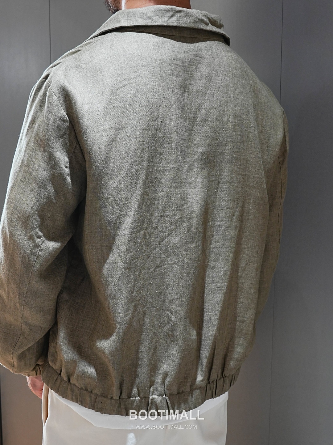 Loro Piana 2026 SS Linen Zip-Up Jacket with Stand Collar 로로피아나 2026 SS 린넨 집업 재킷 스탠드 칼라 3