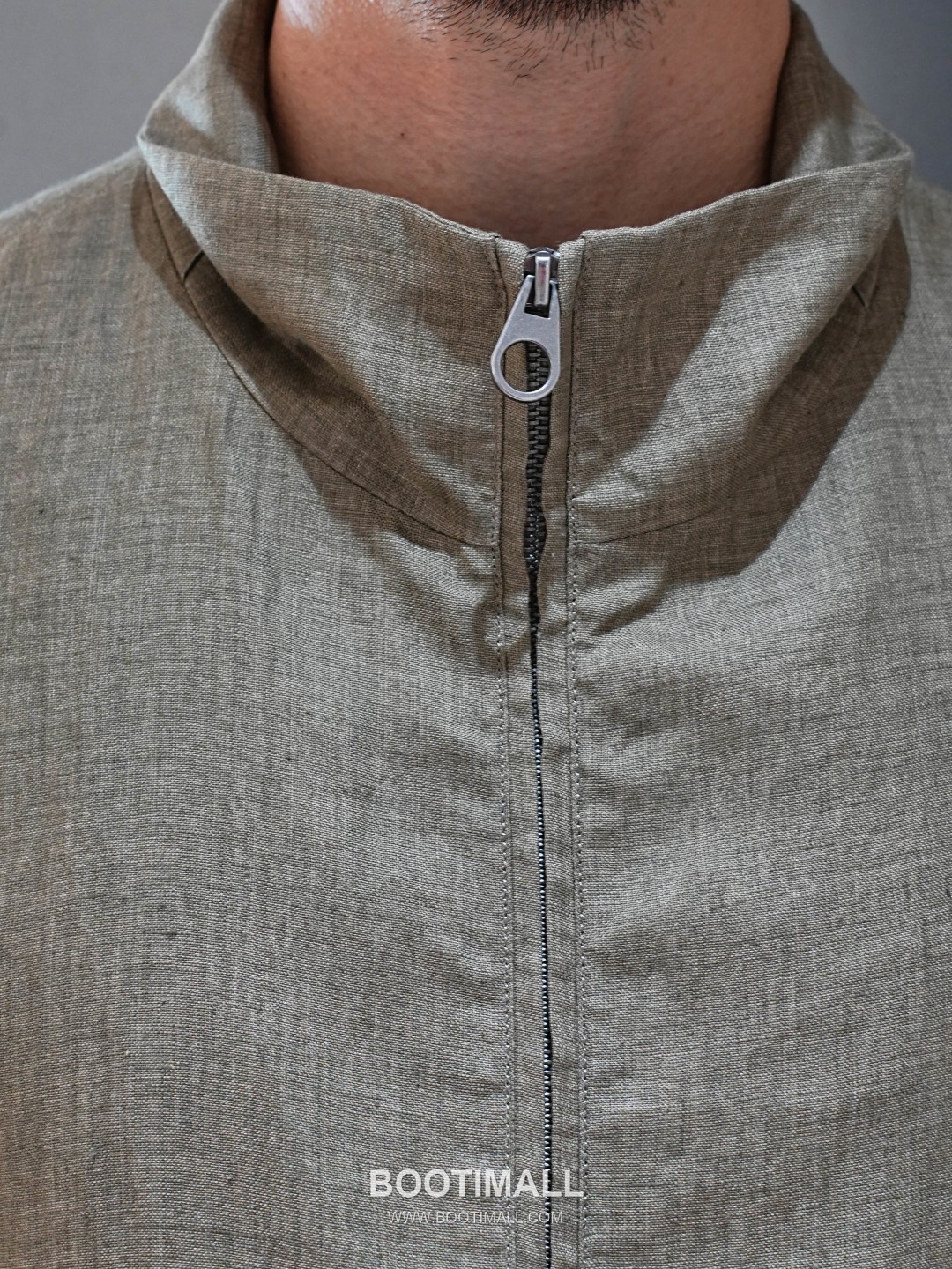 Loro Piana 2026 SS Linen Zip-Up Jacket with Stand Collar 로로피아나 2026 SS 린넨 집업 재킷 스탠드 칼라 7