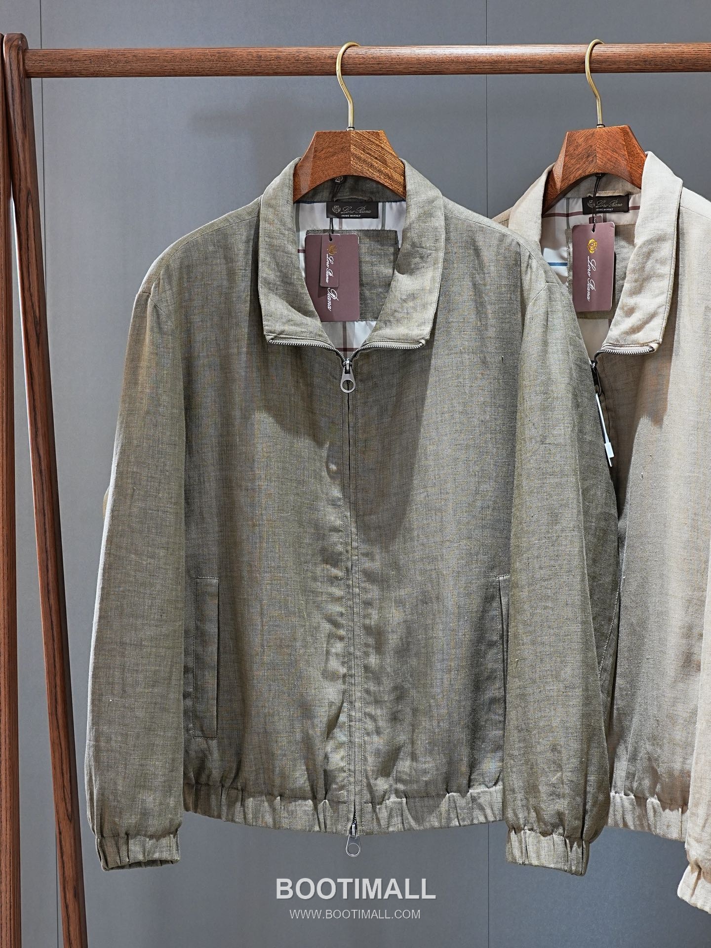 Loro Piana 2026 SS Linen Zip-Up Jacket with Stand Collar 로로피아나 2026 SS 린넨 집업 재킷 스탠드 칼라 9